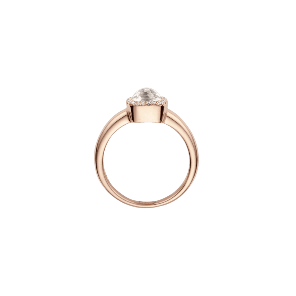 Tirisi Jewelry Milano Sweeties ring roodgoud met diamant - TR9624WQP - #3