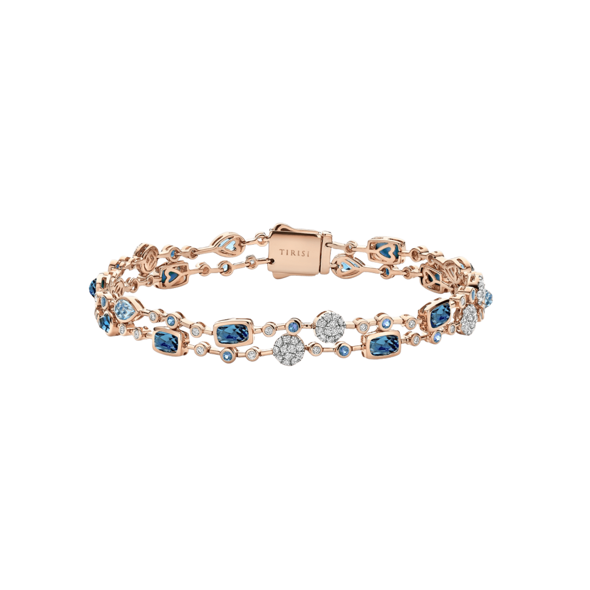 Tirisi Jewelry Venice Exclusive armband roodgoud met london topaas - TB9074LBT+BTP - #1