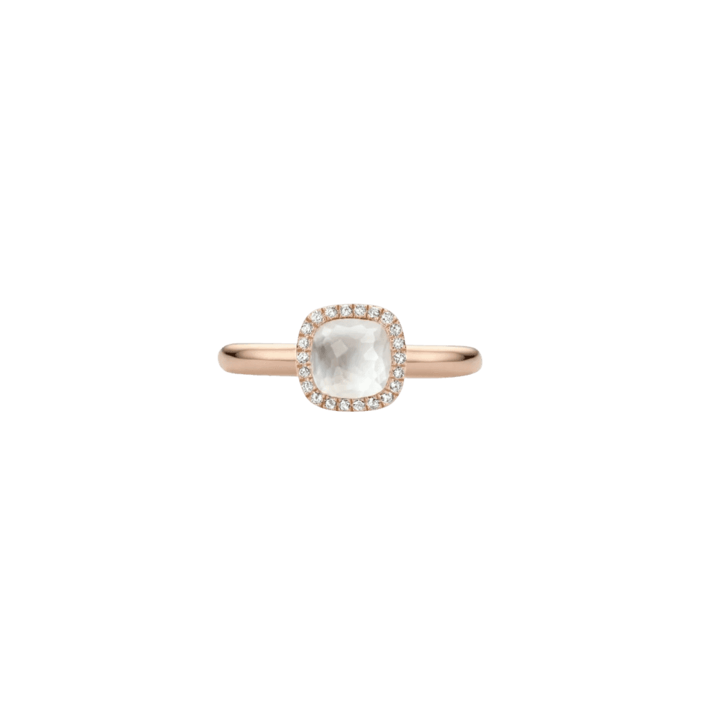 Tirisi Jewelry Milano Sweeties ring roodgoud met diamant - TR9624WQP - #2