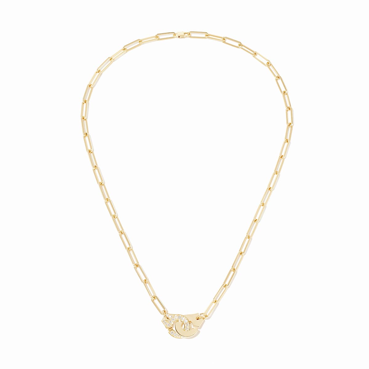 dinh van Menottes dinh van collier geelgoud met diamant - 652211 - #2