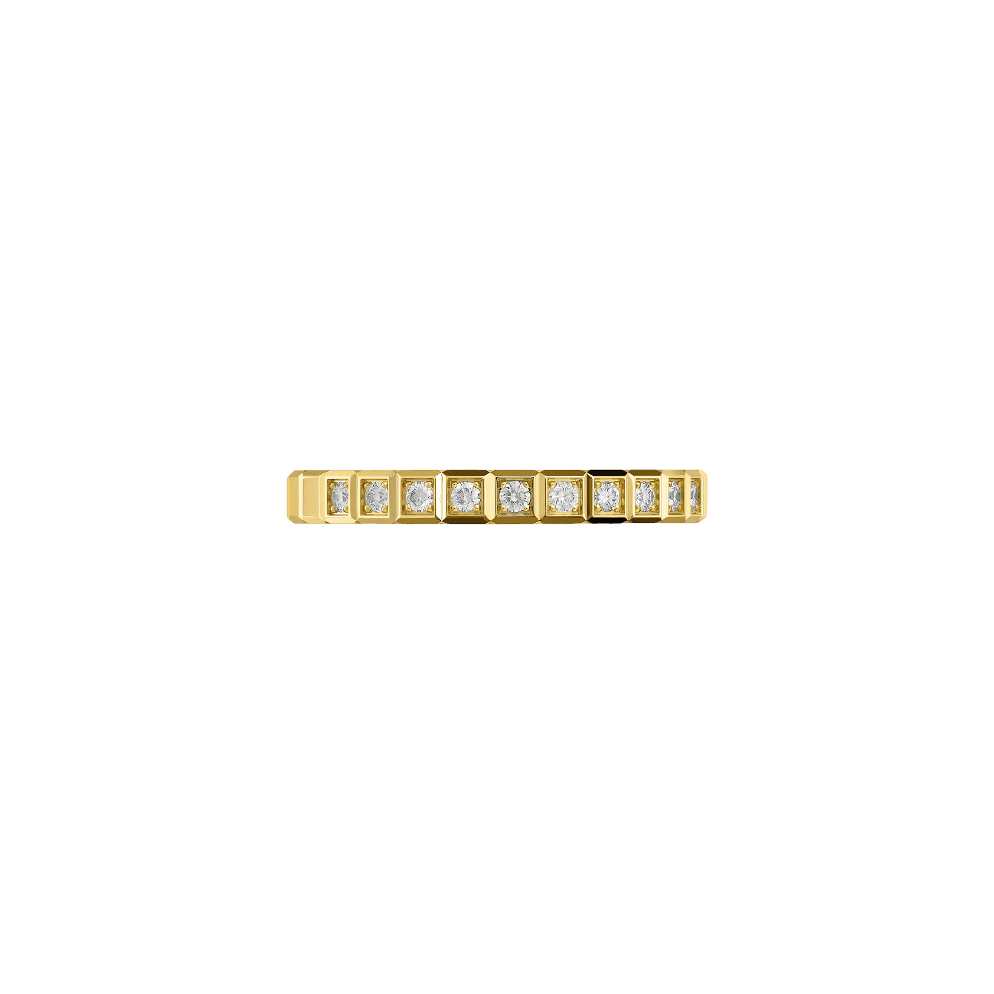 Chopard Ice Cube Mini ring geelgoud met diamant - 827702-0259 - #2