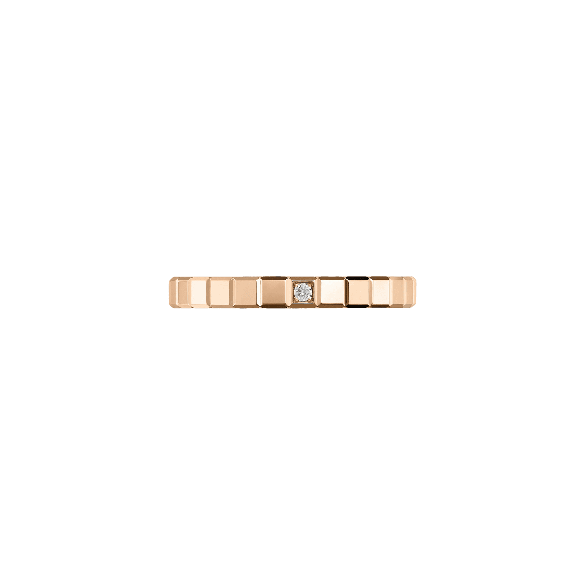 Chopard Ice Cube Mini ring roodgoud met diamant - 827702-5228 - #2
