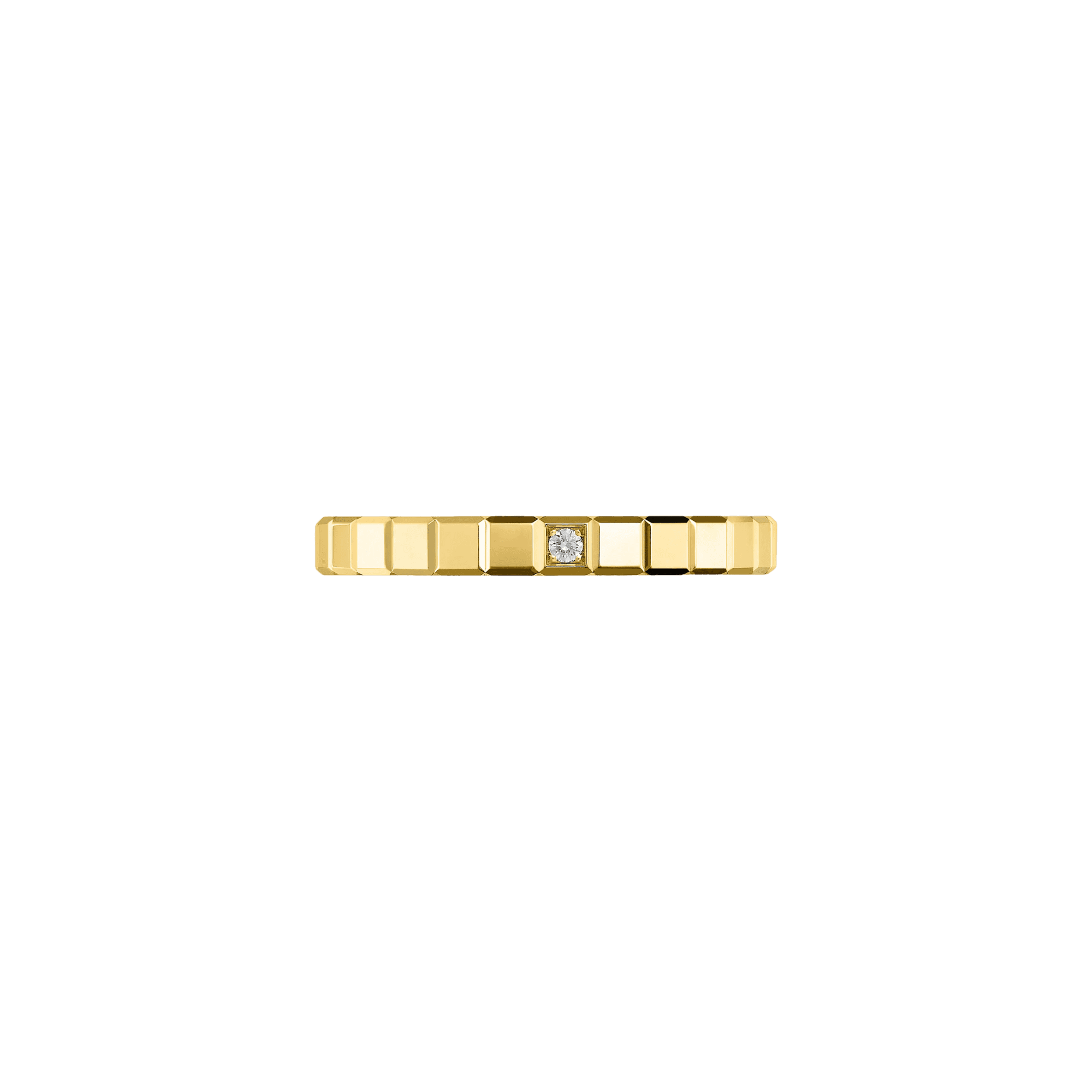 Chopard Ice Cube Mini ring geelgoud met diamant - 827702-0231 - #2