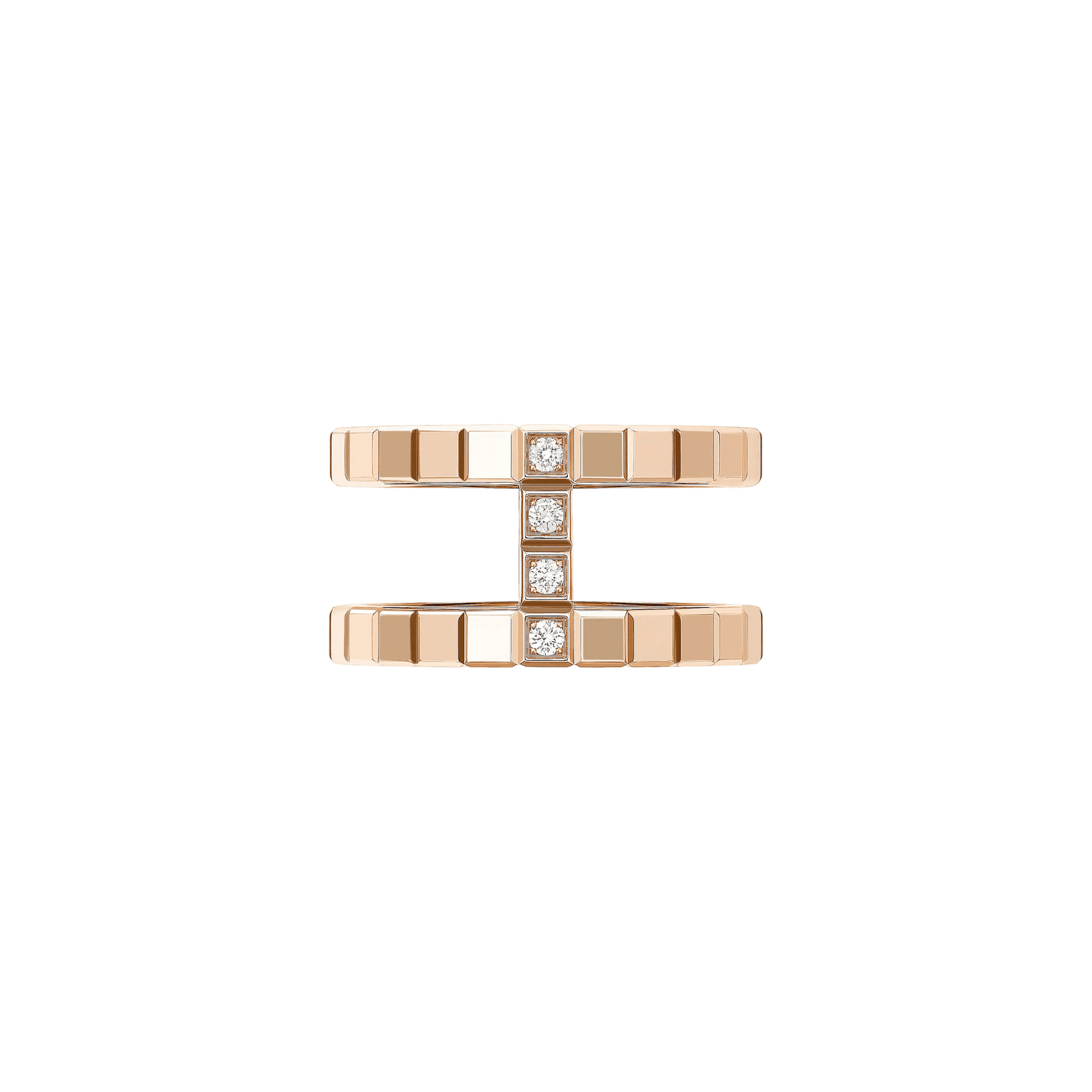 Chopard Ice Cube Mini ring roodgoud met diamant - 827006-5010 - #2