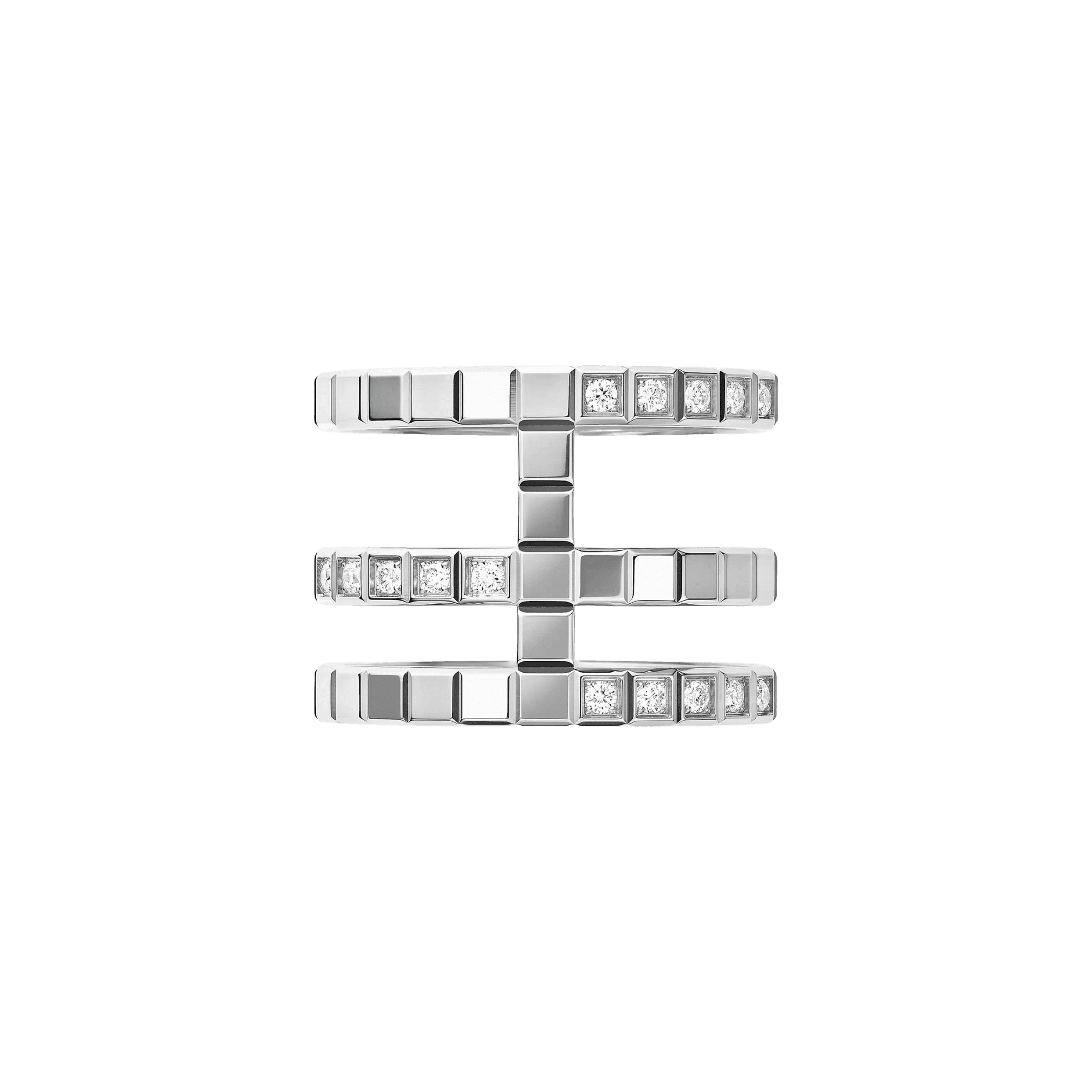 Chopard Ice Cube Mini ring witgoud met diamant - 827007-1012 - #2