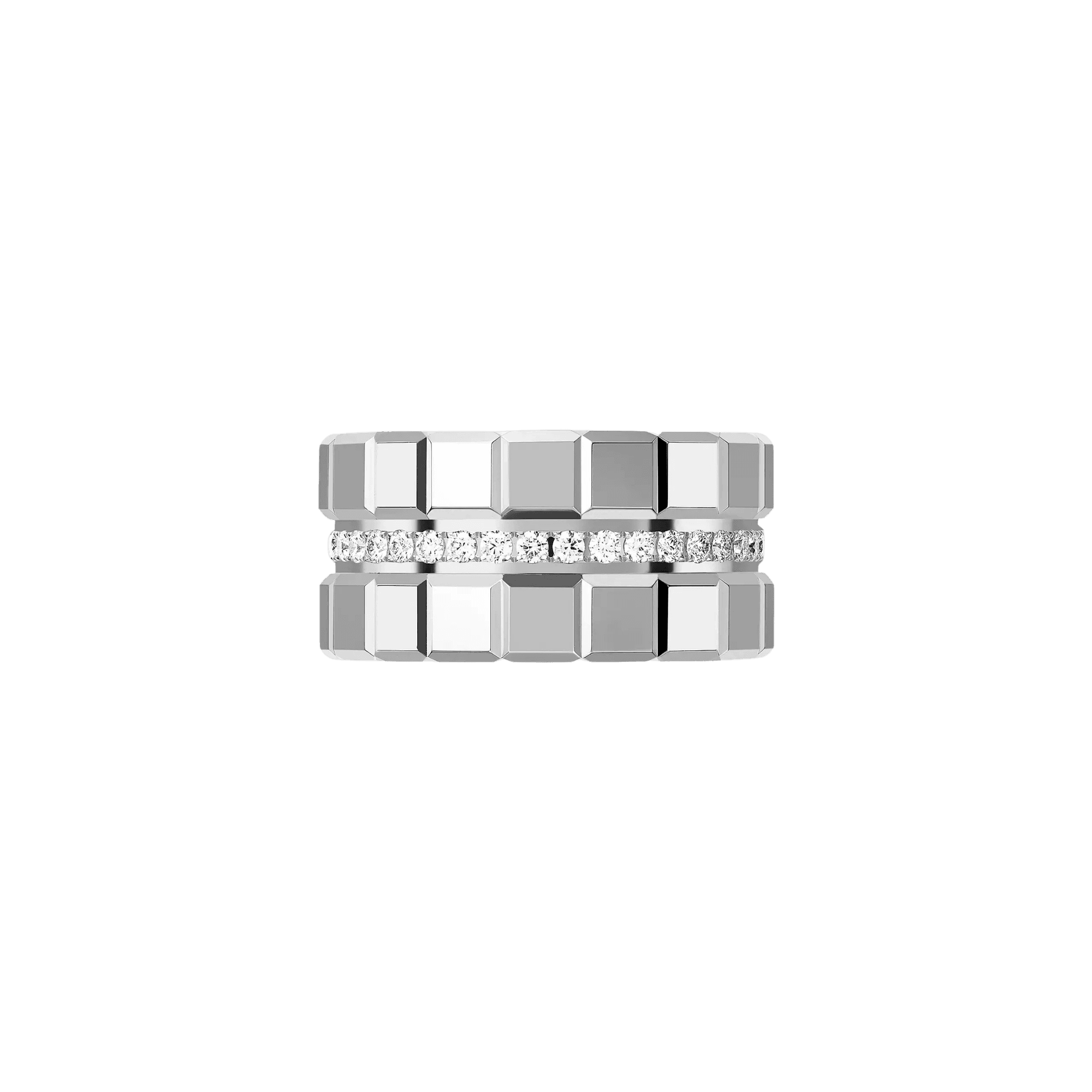 Chopard Ice Cube Medium ring witgoud met diamant - 827004-1041 - #2