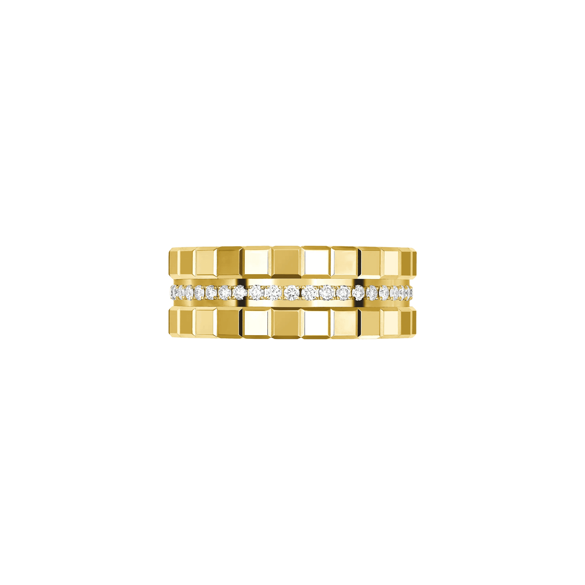 Chopard Ice Cube Mini ring geelgoud met diamant - 827005-0042 - #2