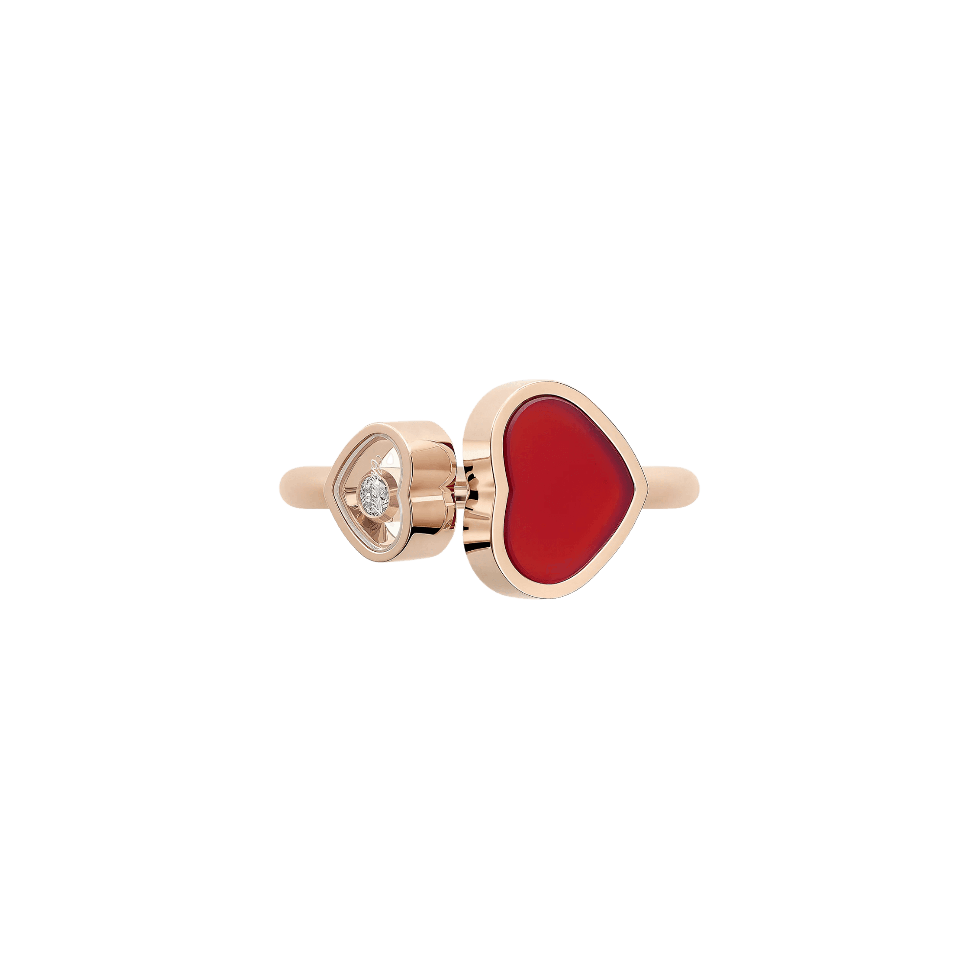 Chopard Happy Diamonds Happy Hearts ring roodgoud met diamant - 829482-5830 - #2