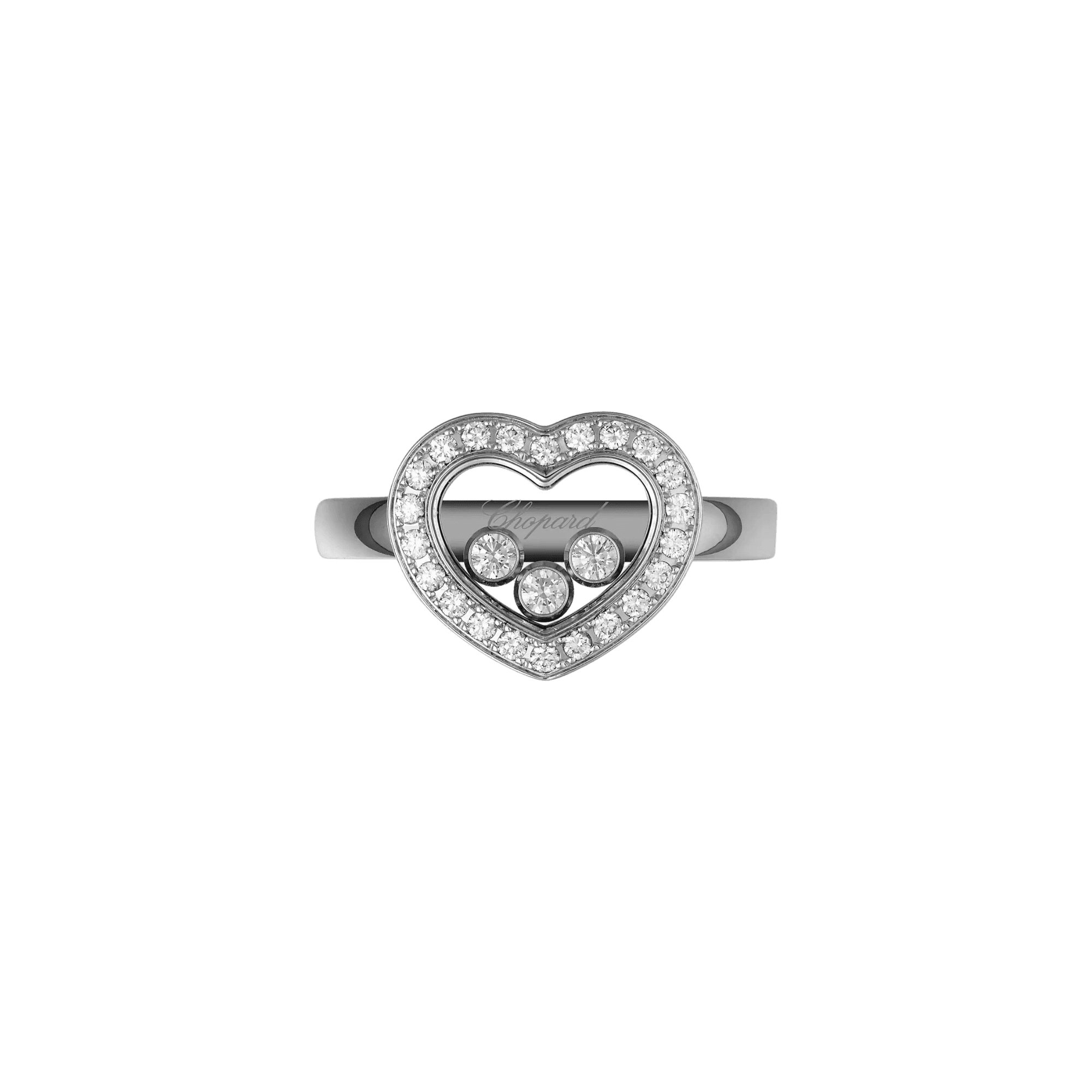 Chopard Happy Diamonds Icons Heart ring witgoud met diamant - 82A611-1212 - #2
