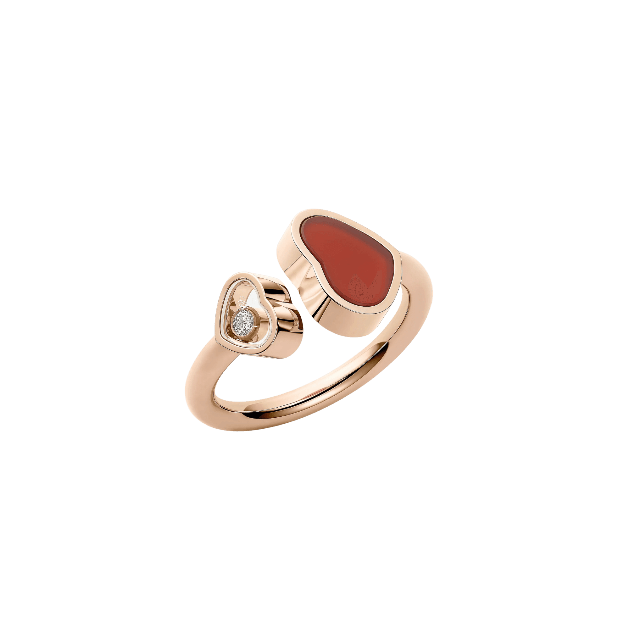 Chopard Happy Diamonds Happy Hearts ring roodgoud met diamant - 829482-5830 - #1