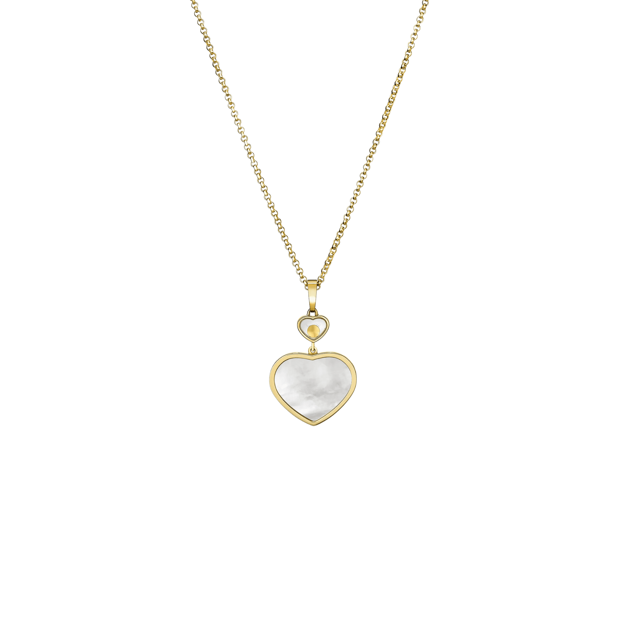 Chopard Happy Diamonds Happy Hearts collier geelgoud met diamant - 797482-0301 - #3