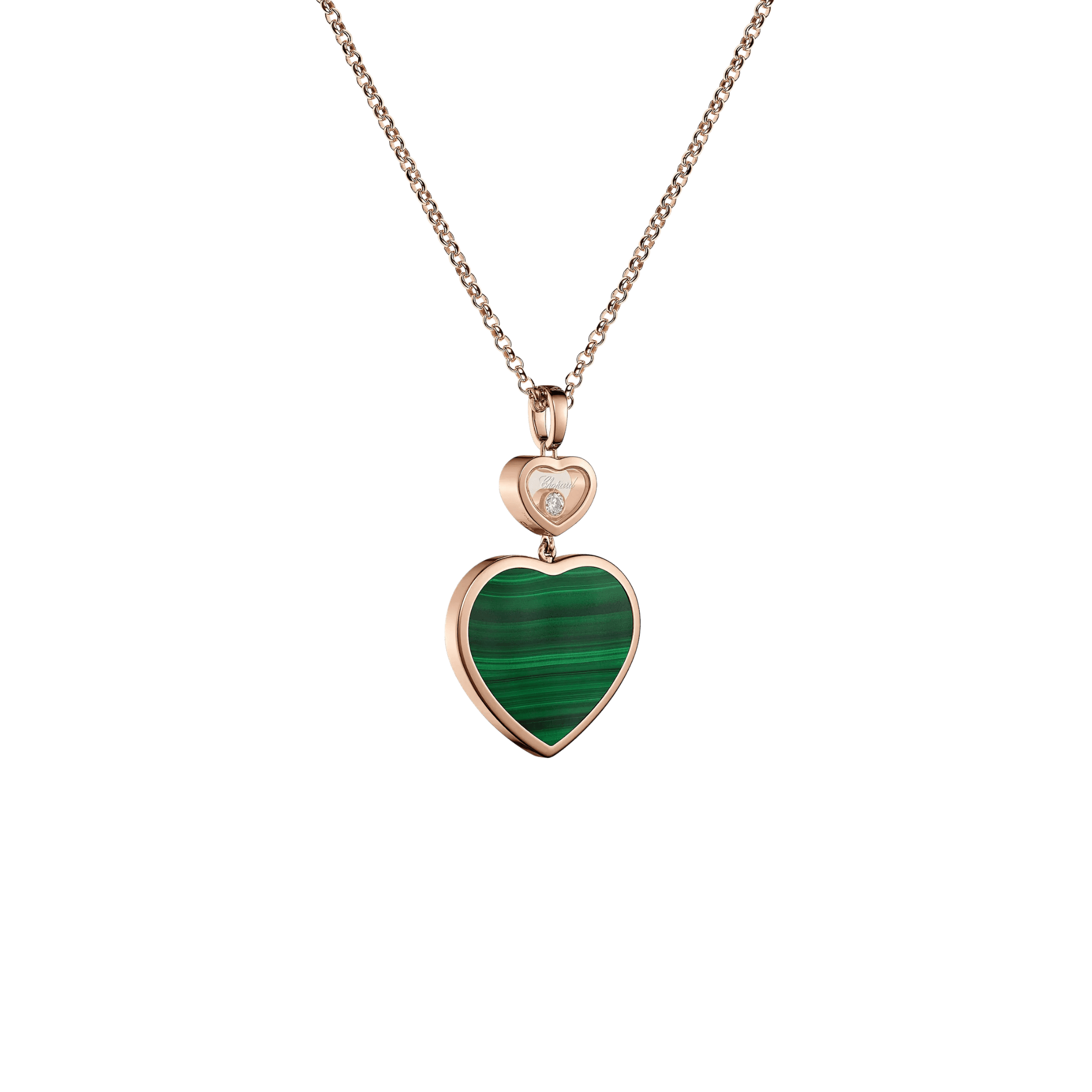 Chopard Happy Diamonds Happy Hearts collier roodgoud met diamant - 79A075-5151 - #3