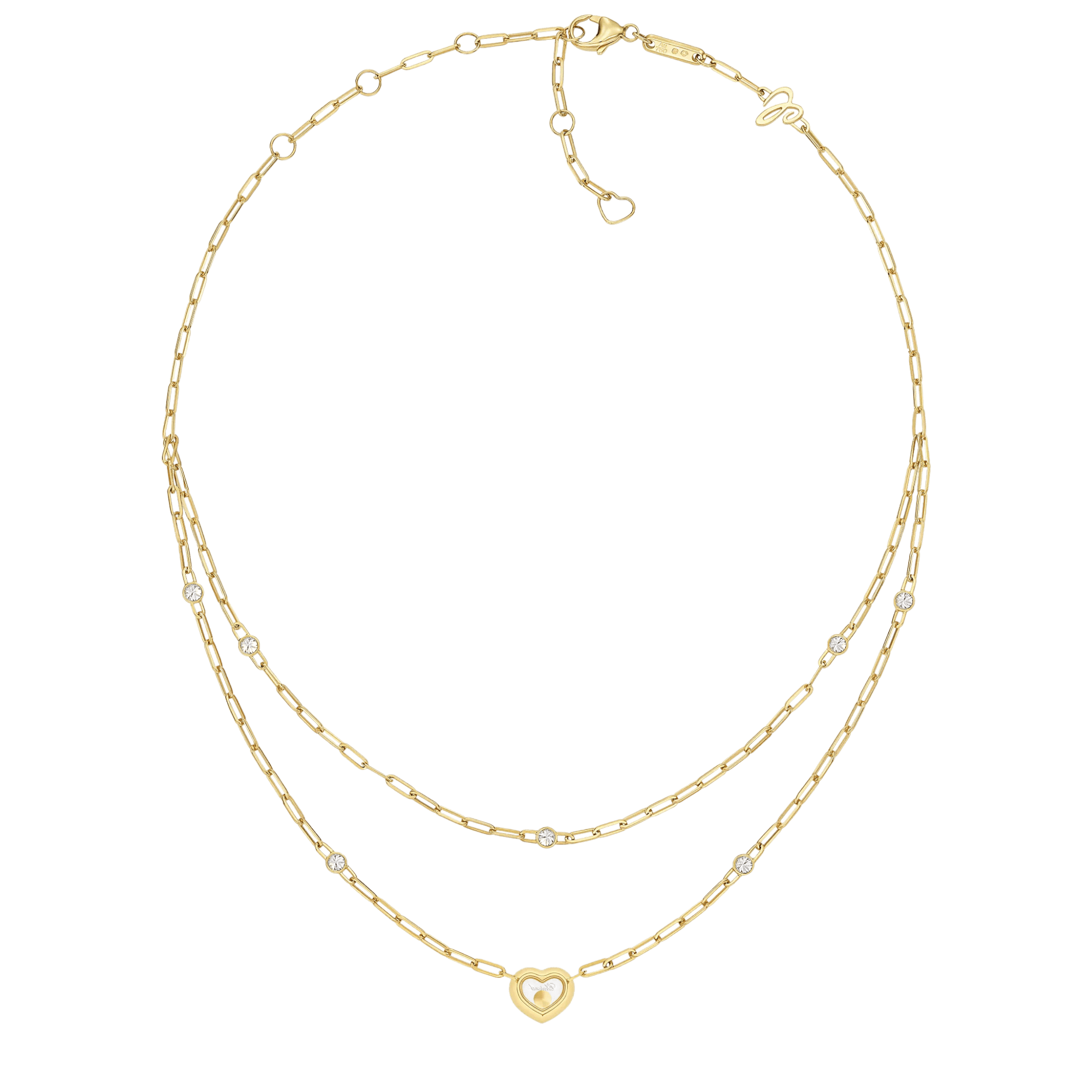 Chopard Happy Diamonds Icons Heart collier geelgoud met diamant - 81A054-0020 - #3