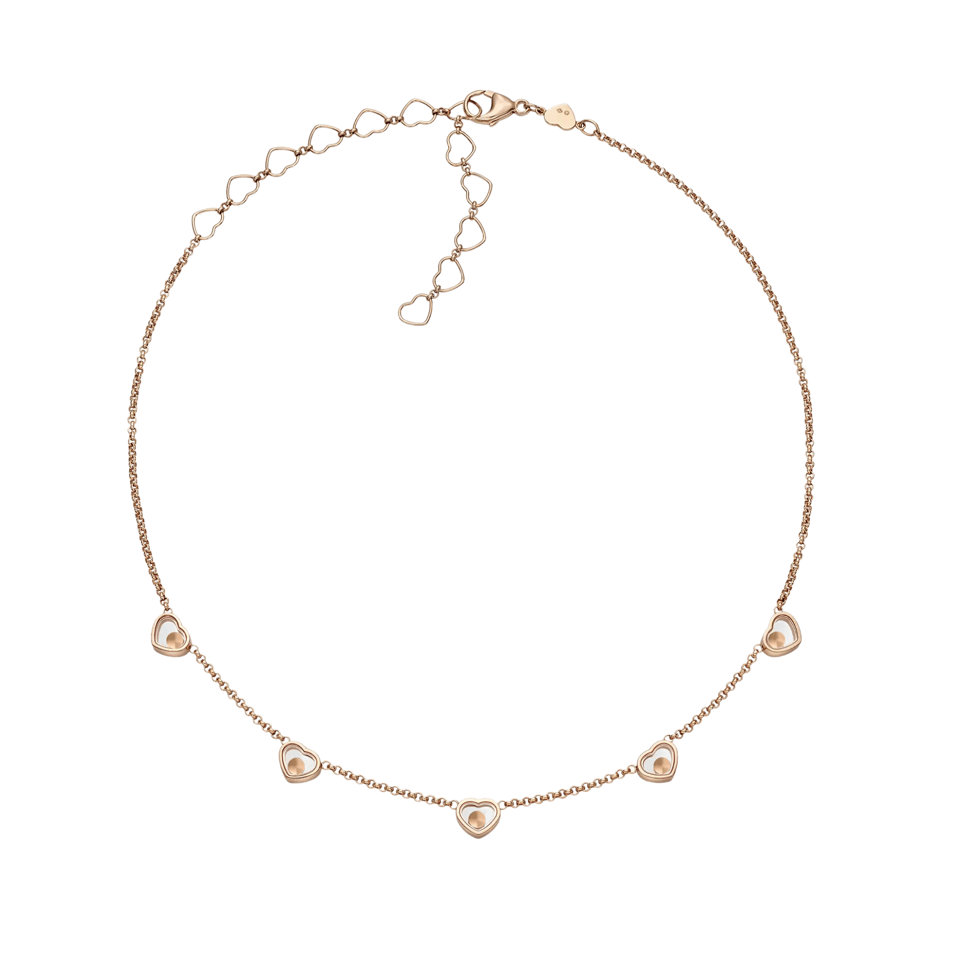 Chopard Happy Diamonds Happy Hearts collier roodgoud met diamant - 81A088-5501 - #3