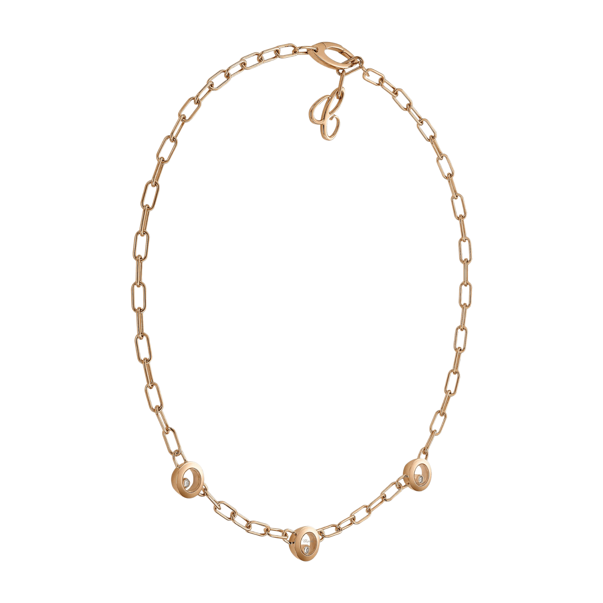 Chopard Happy Diamonds Happy Hearts collier roodgoud met diamant - 81A117-5101 - #2