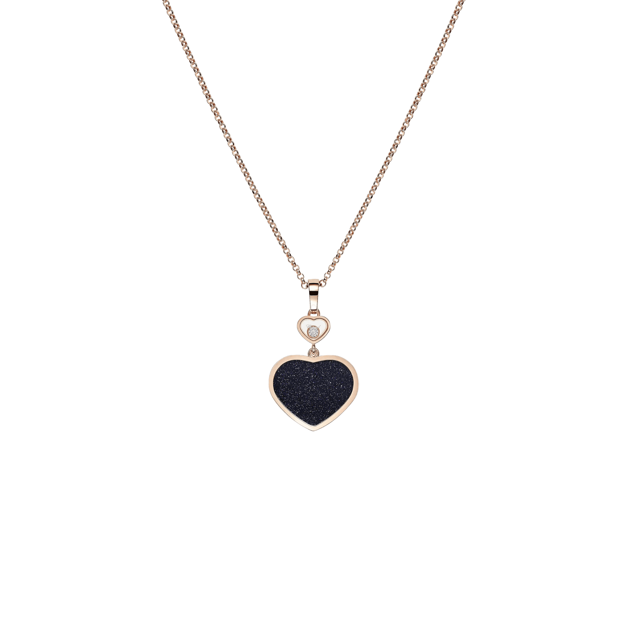 Chopard Happy Diamonds Happy Hearts collier roodgoud met diamant - 797482-5510 - #1
