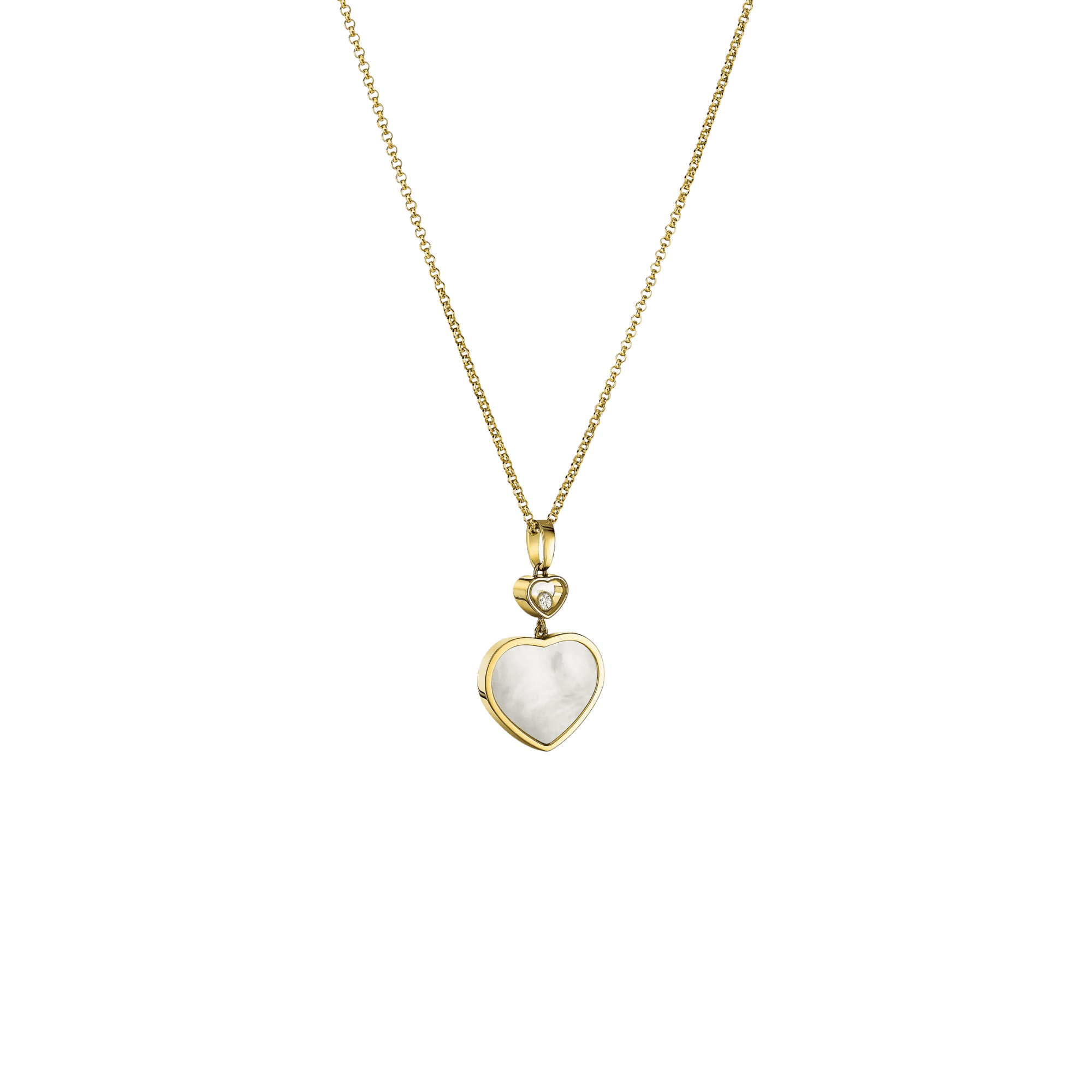 Chopard Happy Diamonds Happy Hearts collier geelgoud met diamant - 797482-0301 - #2