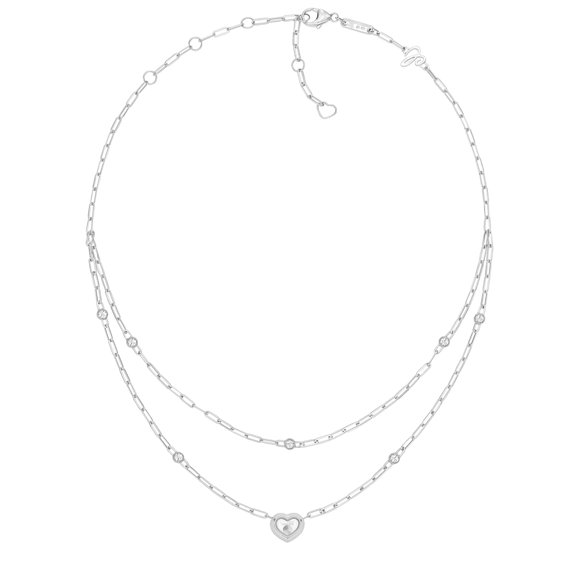 Chopard Happy Diamonds Icons Heart collier witgoud met diamant - 81A054-1221 - #3