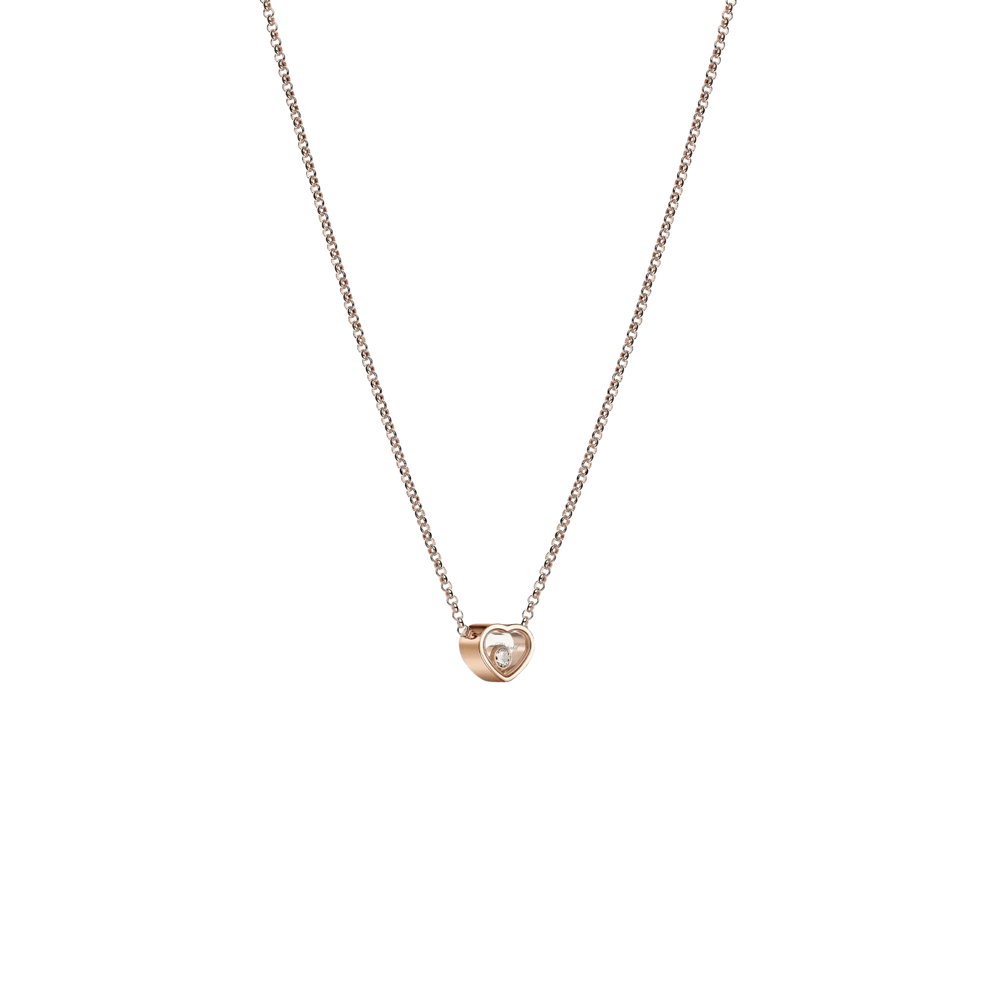 Chopard Happy Diamonds Happy Hearts collier roodgoud met diamant - 81A086-5001 - #3