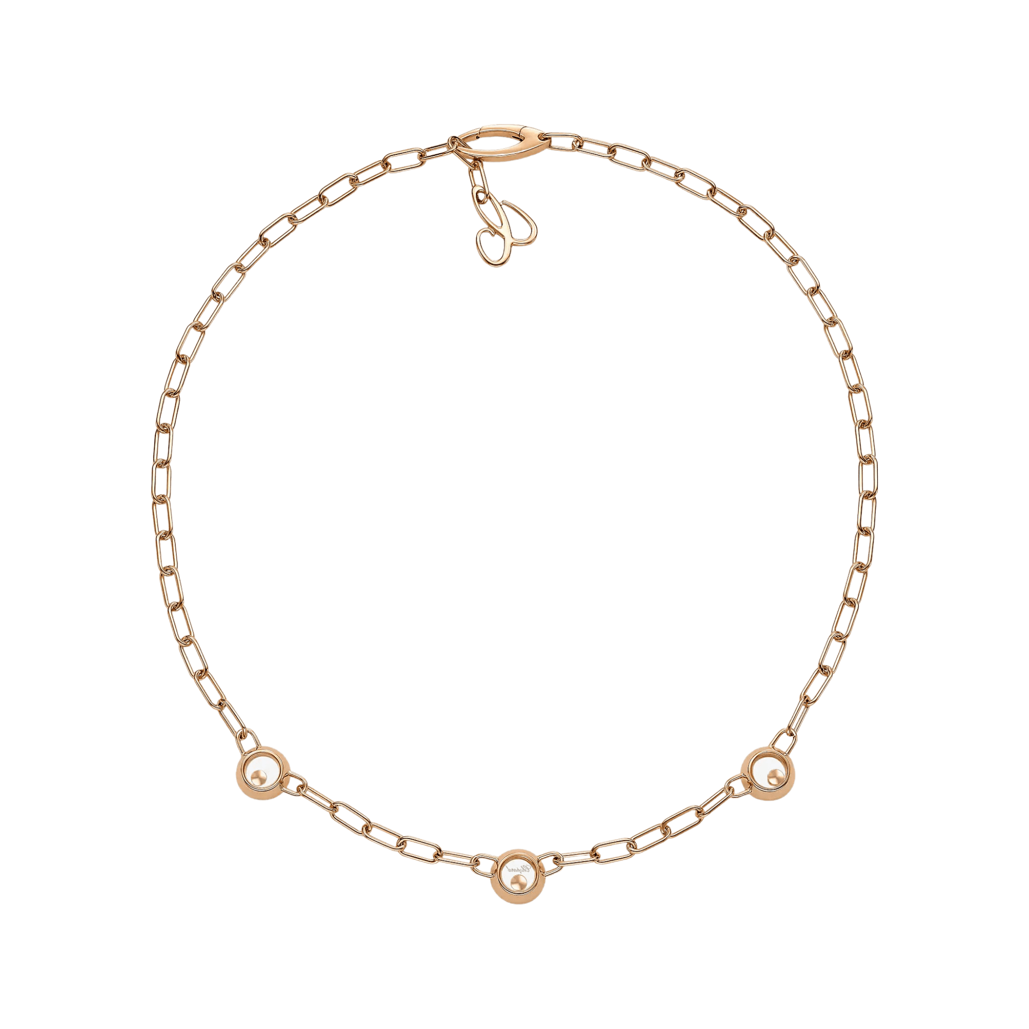 Chopard Happy Diamonds Happy Hearts collier roodgoud met diamant - 81A117-5101 - #3