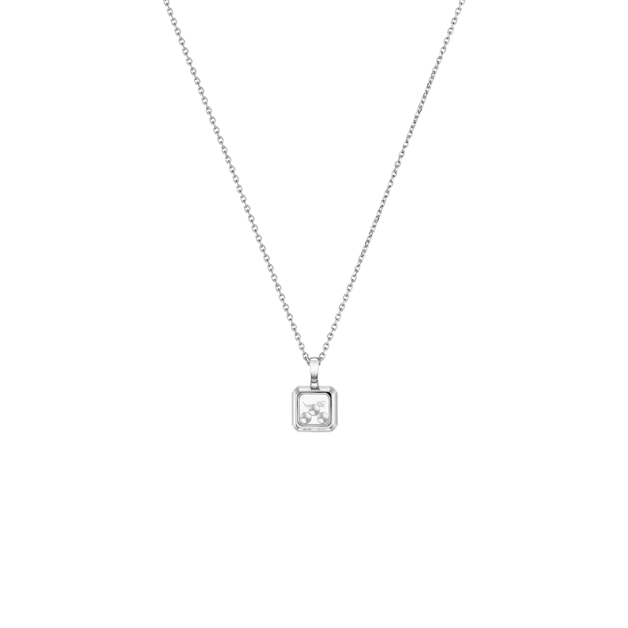 Chopard Happy Diamonds Icons Square collier witgoud met diamant - 79A115-1001 - #3