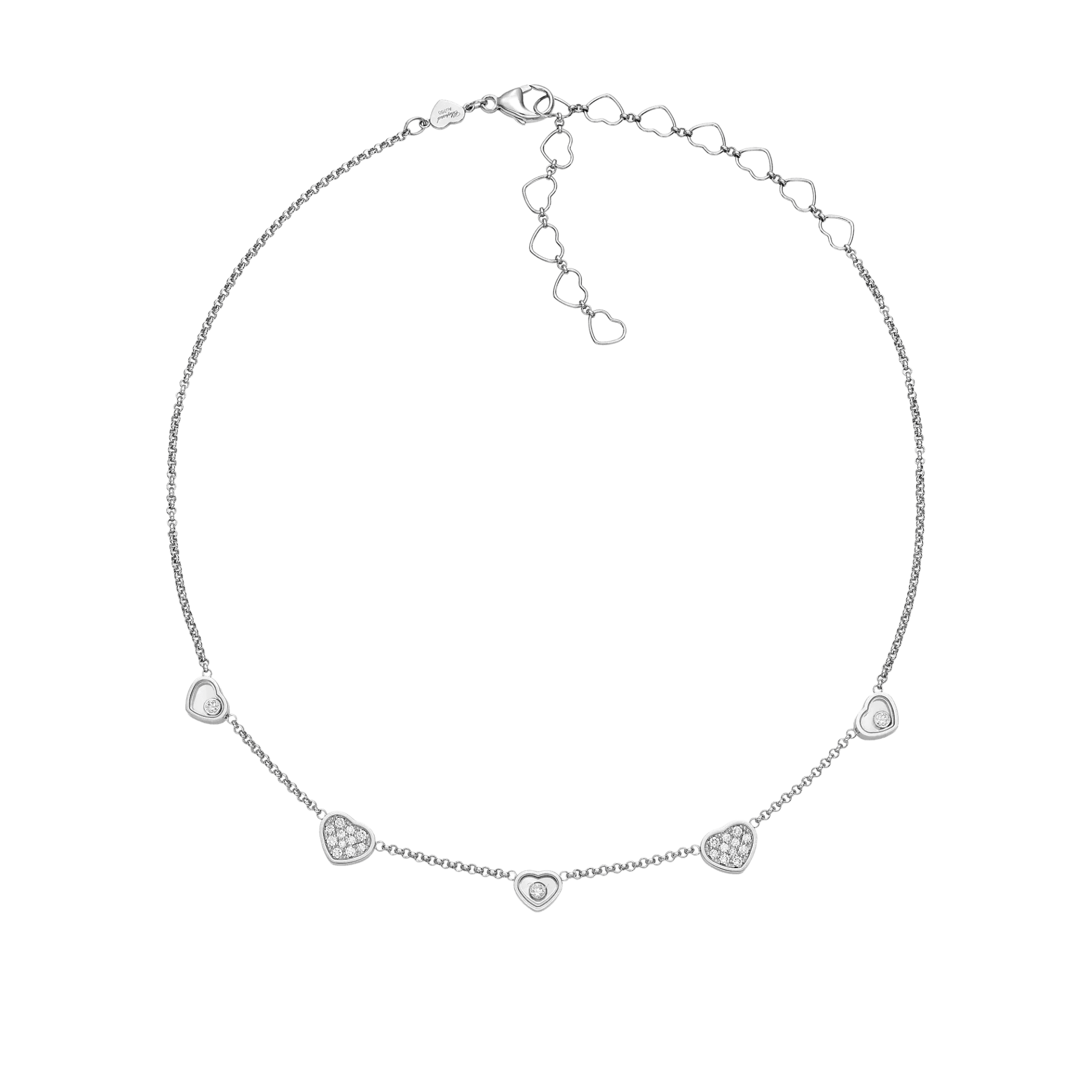 Chopard Happy Diamonds Happy Hearts collier witgoud met diamant - 81A089-1401 - #1