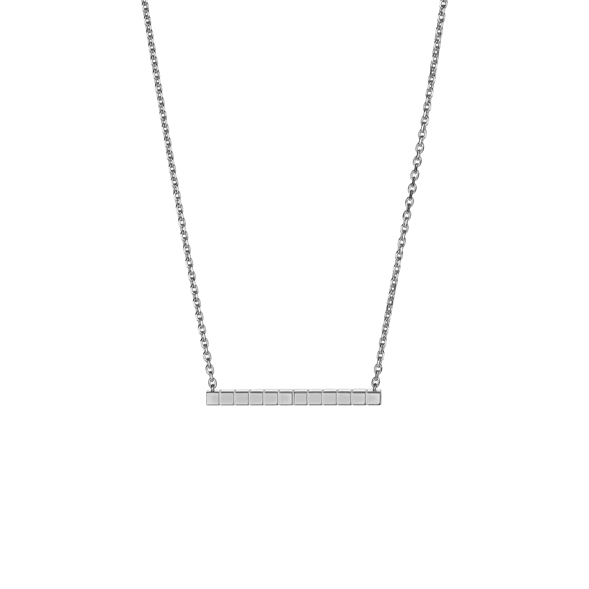 Chopard Ice Cube collier witgoud met diamant - 817702-1003 - #3