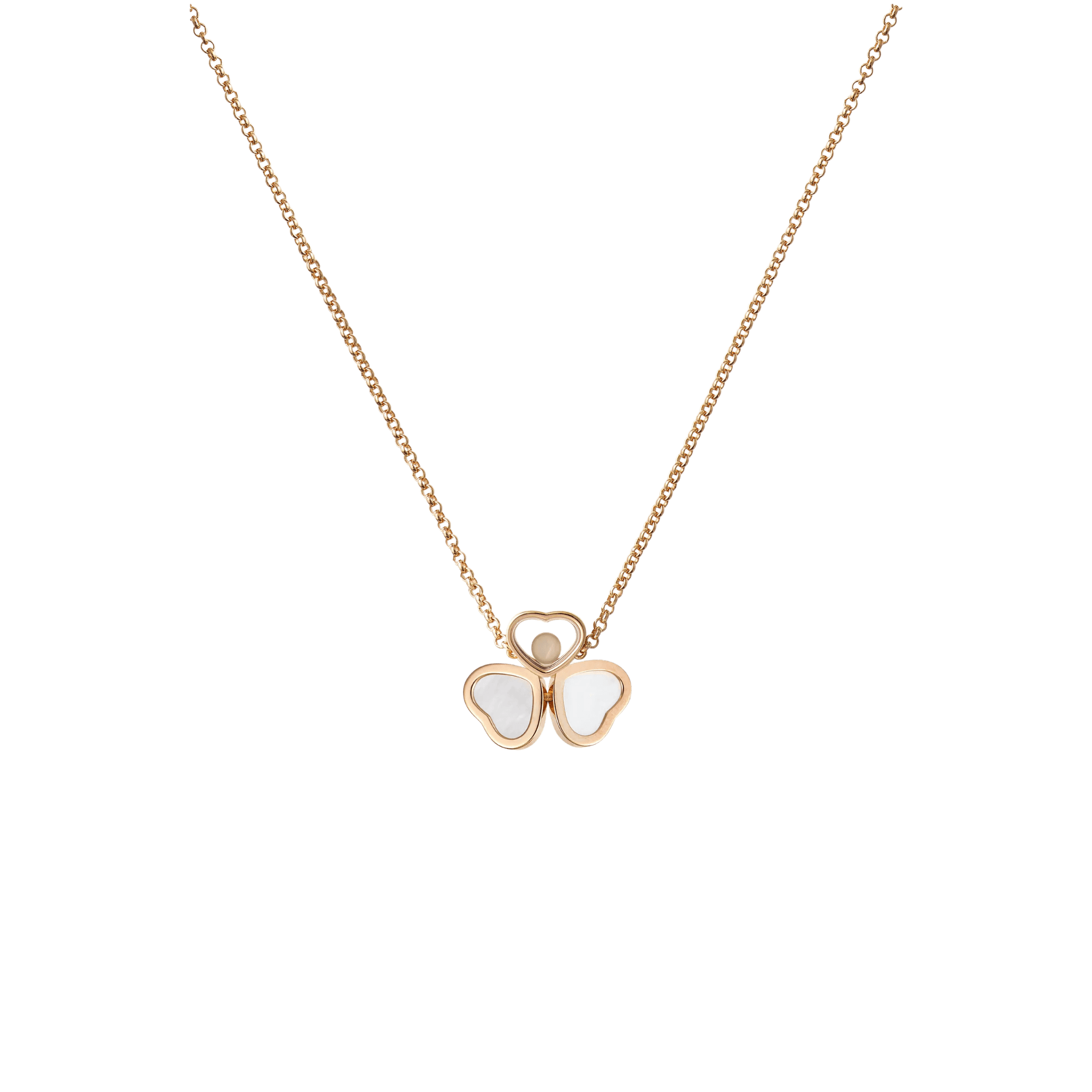 Chopard Happy Diamonds Happy Hearts collier roodgoud met diamant - 81A083-5311 - #3