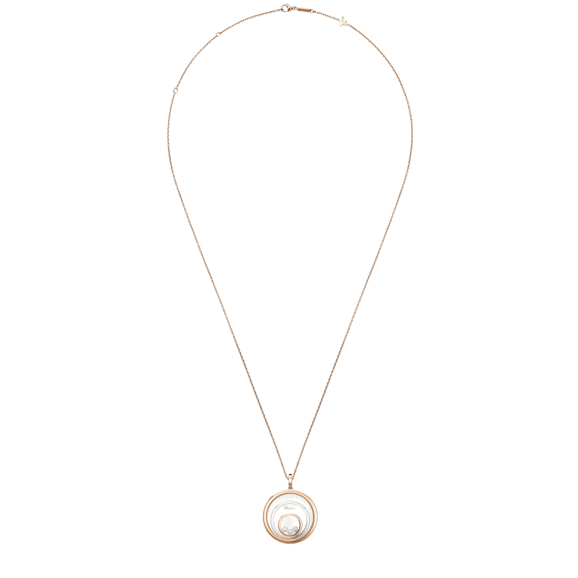 Chopard Happy Diamonds Happy Spirit collier roodgoud met diamant - 798232-9001 - #4