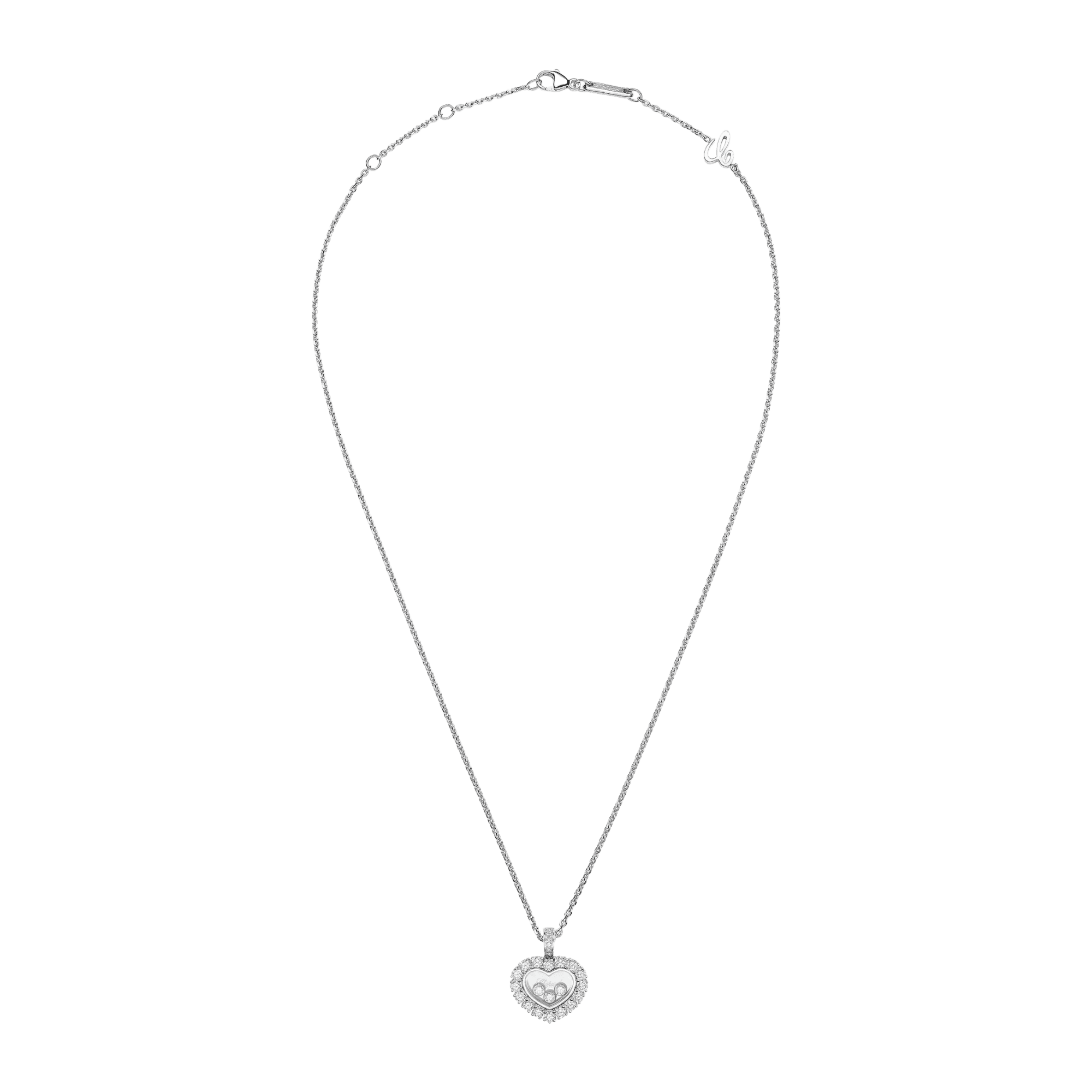 Chopard Happy Diamonds collier witgoud met diamant - 79A615-1001 - #4