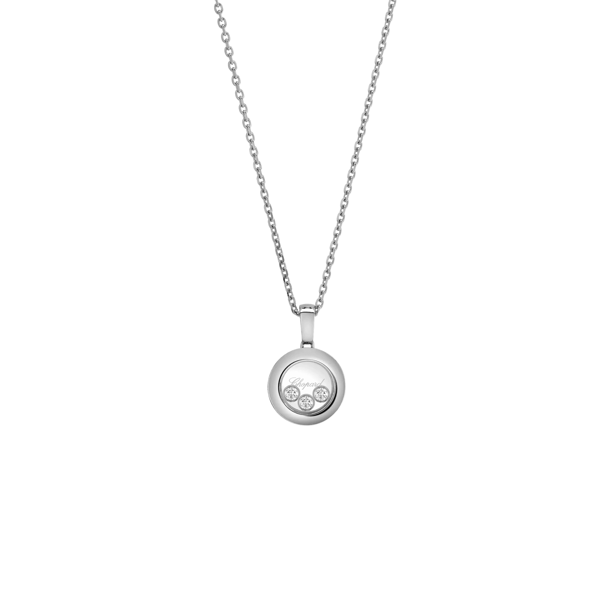 Chopard Happy Diamonds Icons Round collier witgoud met diamant - 79A018-1001 - #1