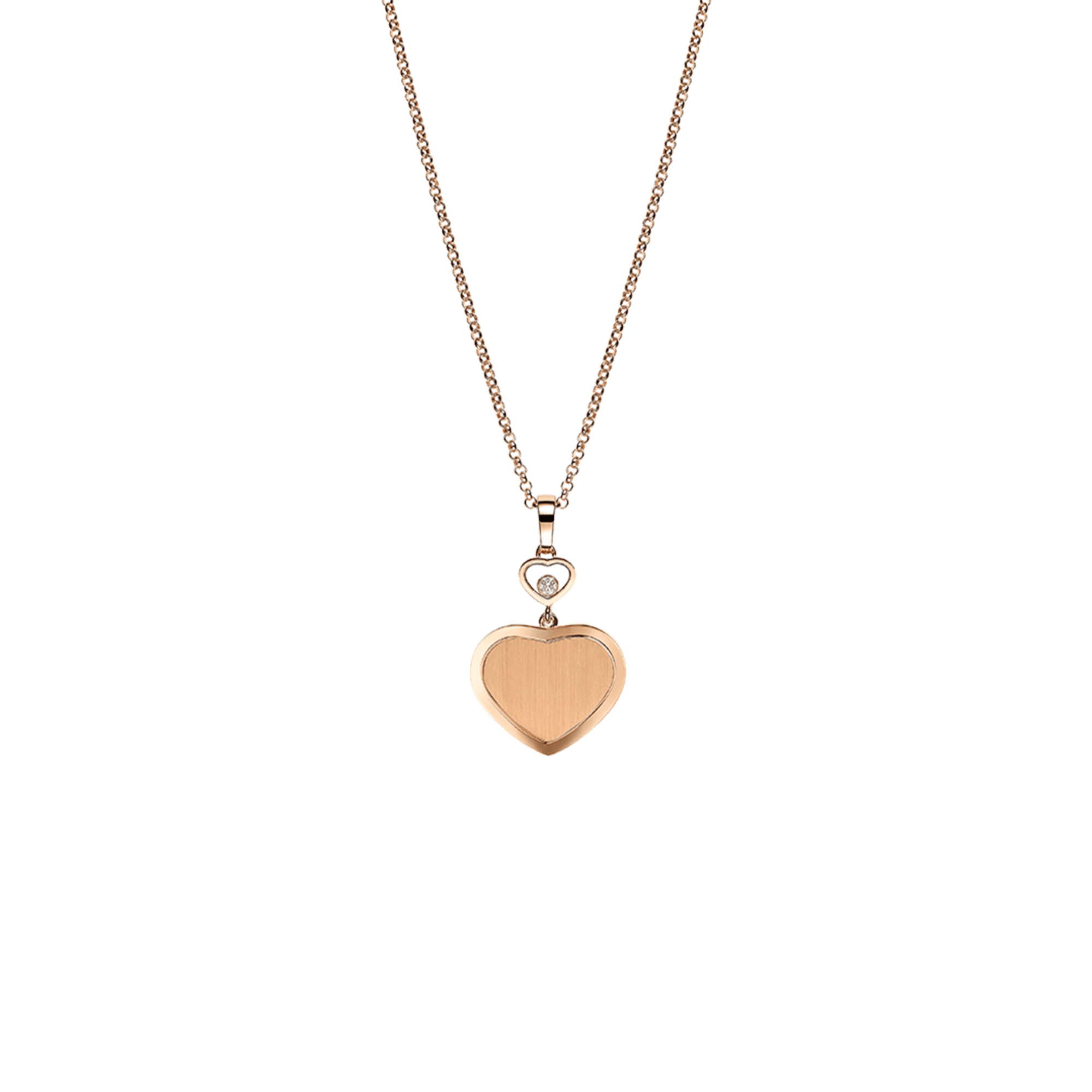 Chopard Happy Diamonds Happy Hearts collier roodgoud met diamant - 79A007-5021 - #1