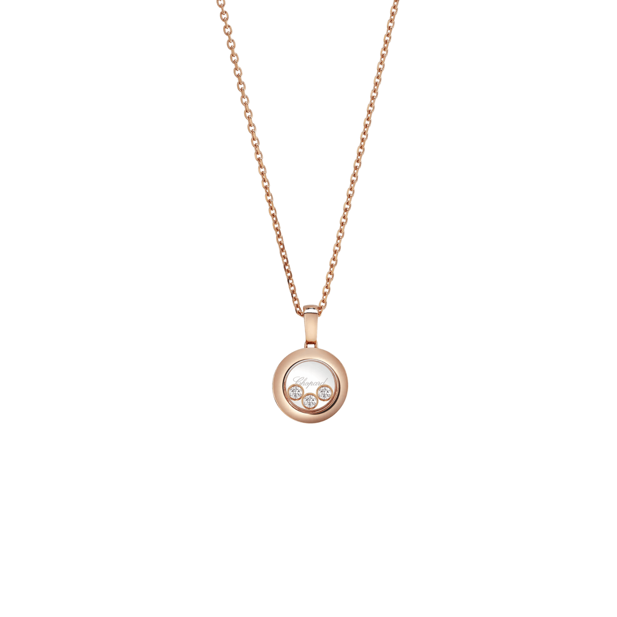 Chopard Happy Diamonds Icons Round collier roodgoud met diamant - 79A018-5001 - #1