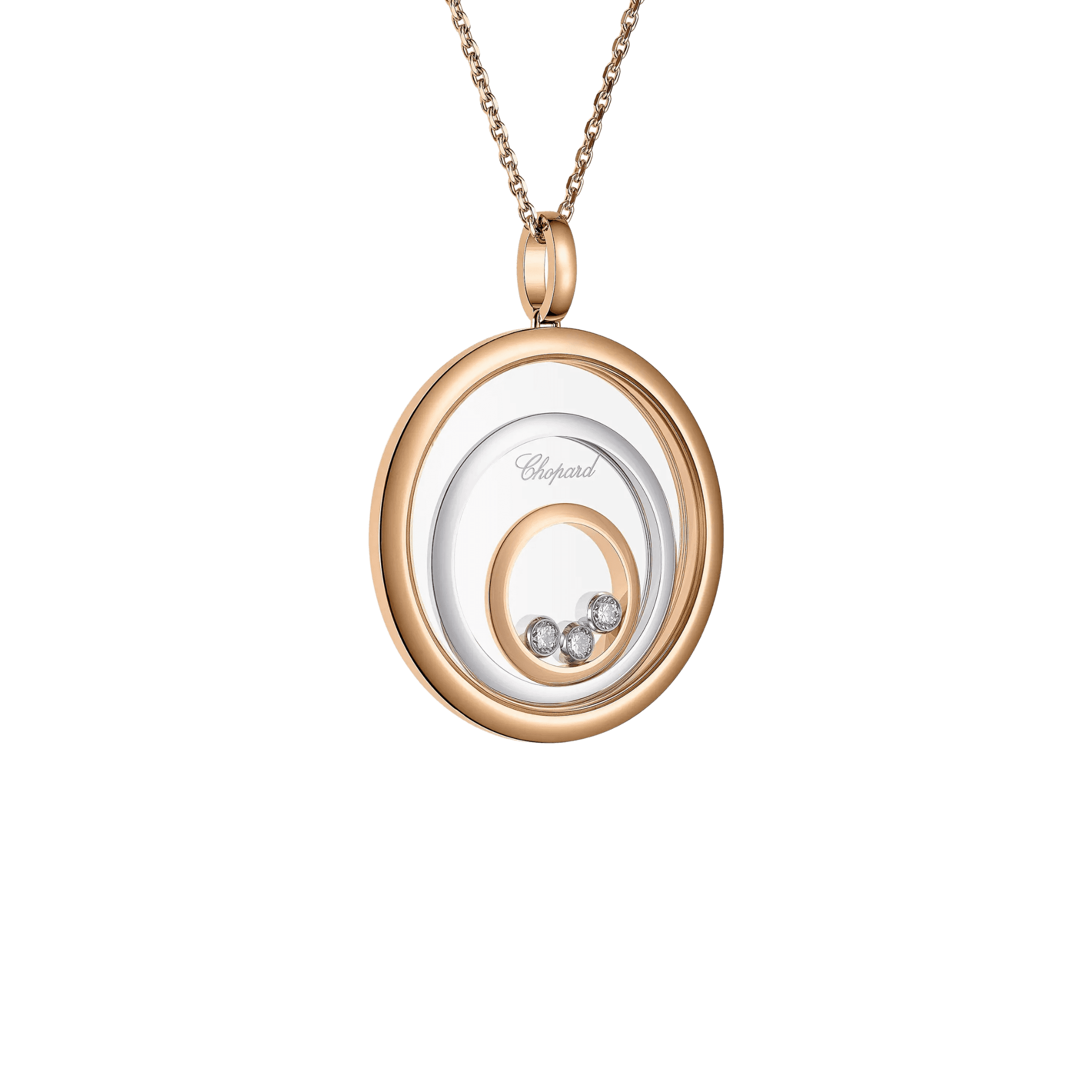 Chopard Happy Diamonds Happy Spirit collier roodgoud met diamant - 798232-9001 - #2