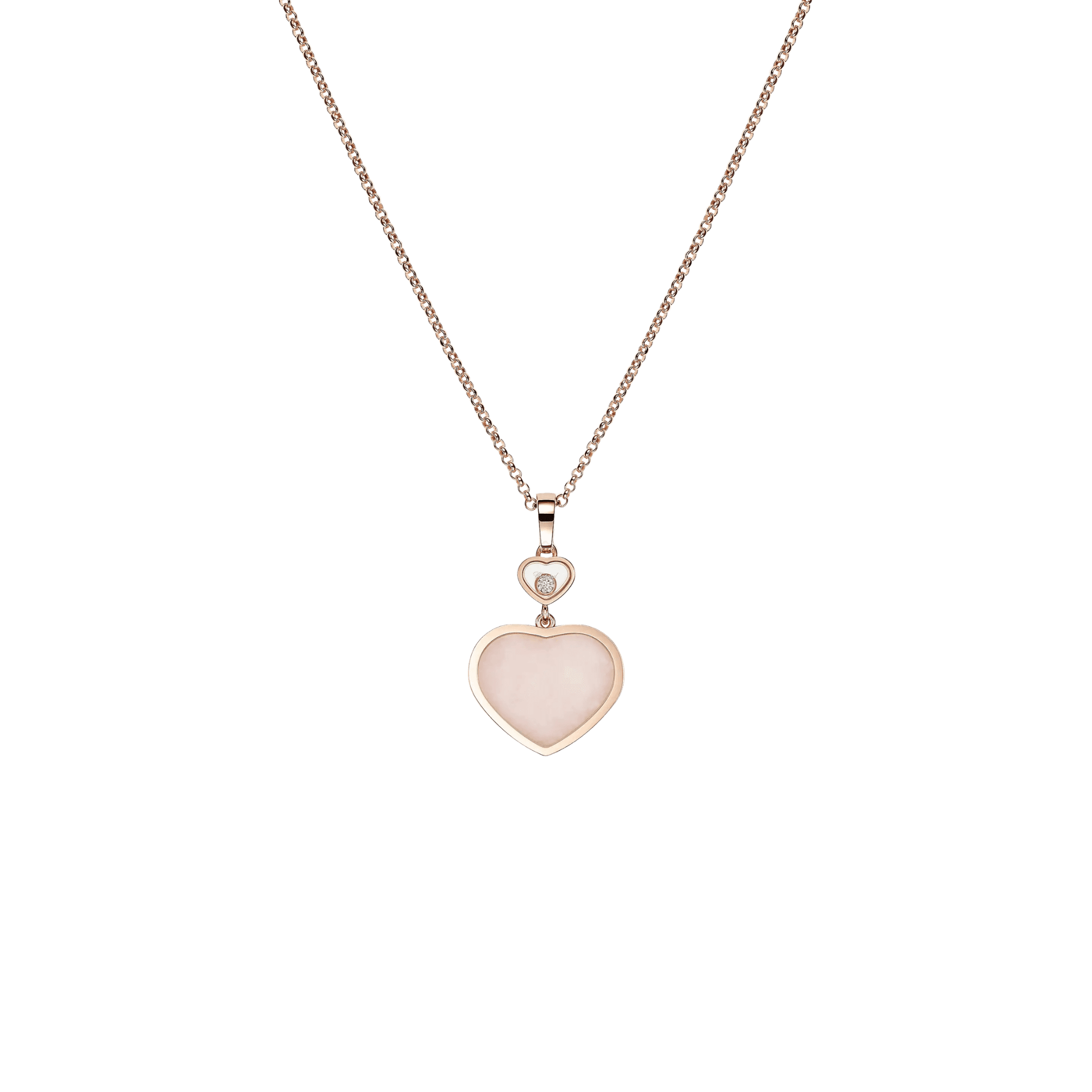 Chopard Happy Diamonds Happy Hearts collier roodgoud met diamant - 797482-5620 - #1