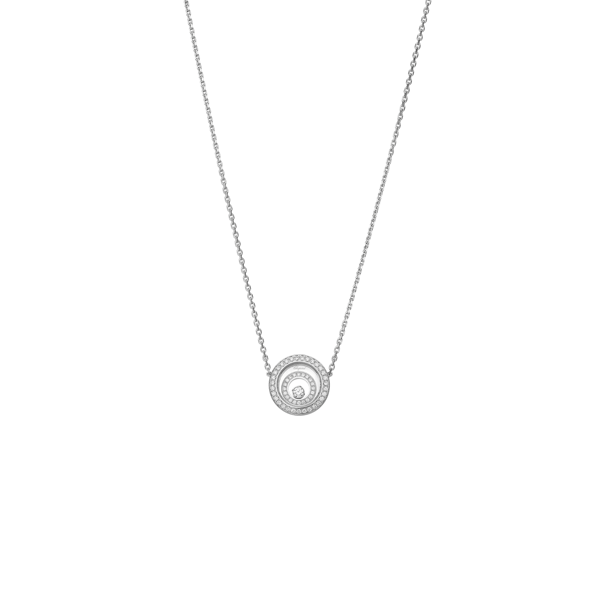 Chopard Happy Diamonds Happy Spirit collier witgoud met diamant - 818230-1001 - #1