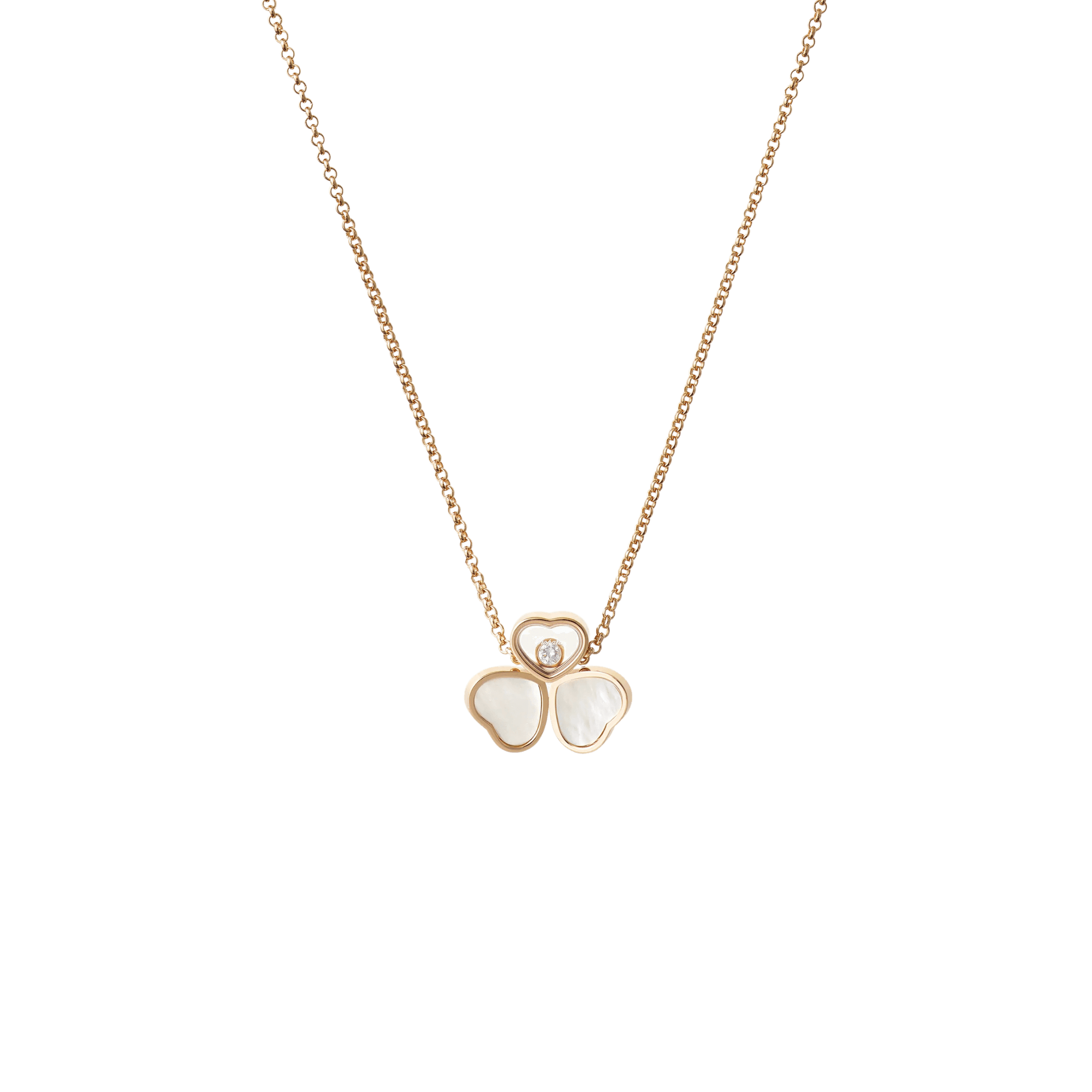 Chopard Happy Diamonds Happy Hearts collier roodgoud met diamant - 81A083-5311 - #1