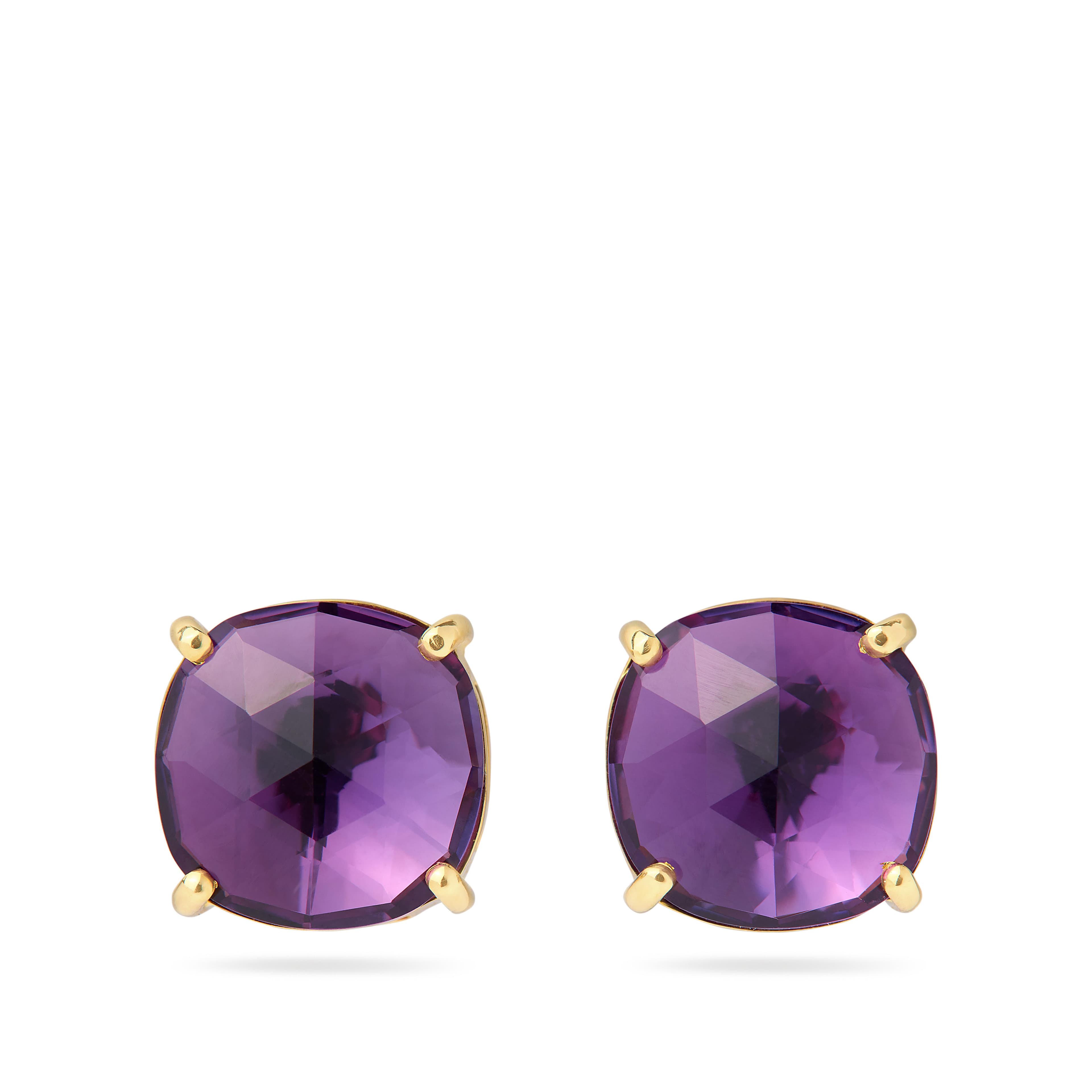 Marco Bicego Jaipur Color oorsieraad geelgoud met amethist - OB1866-AT01 - #1