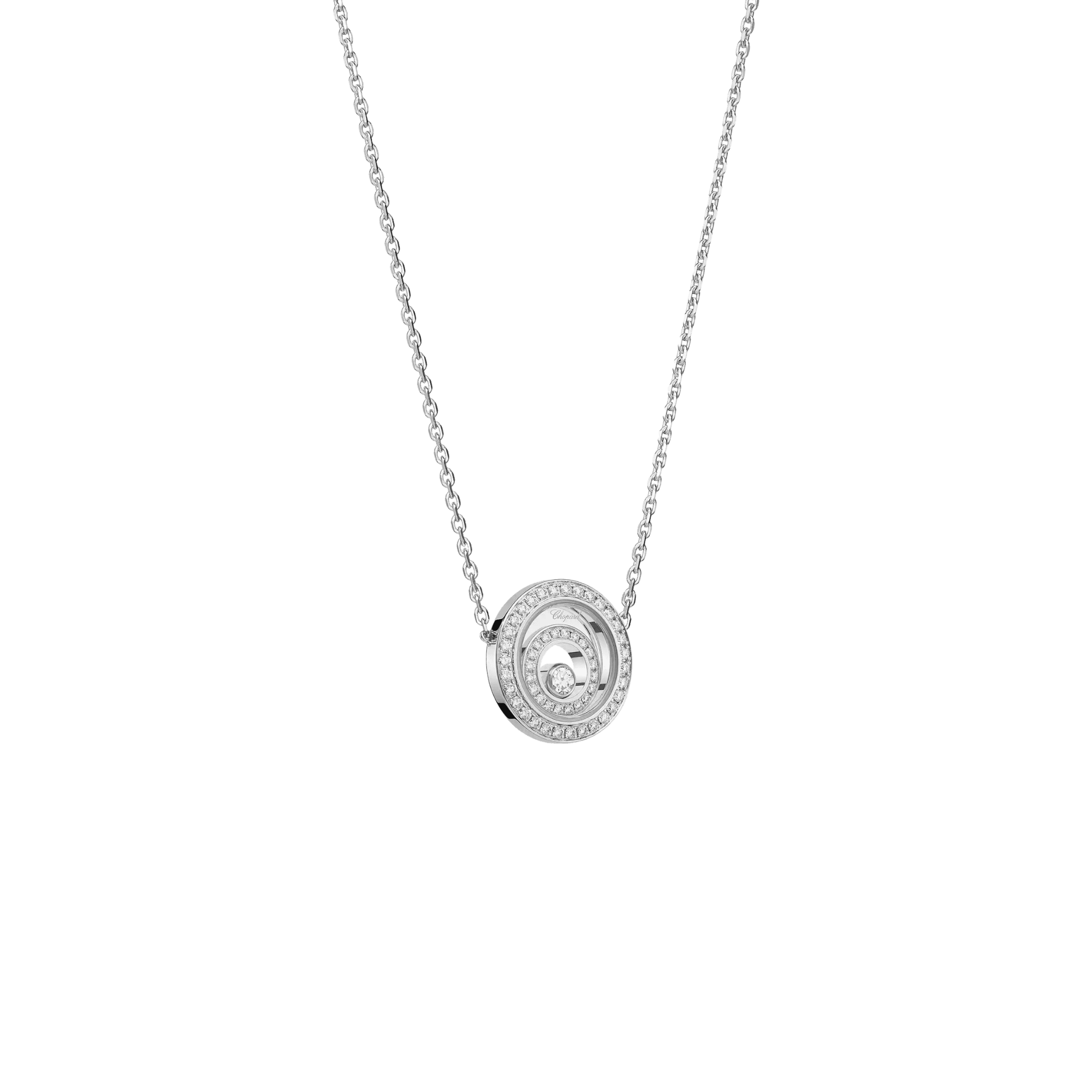 Chopard Happy Diamonds Happy Spirit collier witgoud met diamant - 818230-1001 - #2