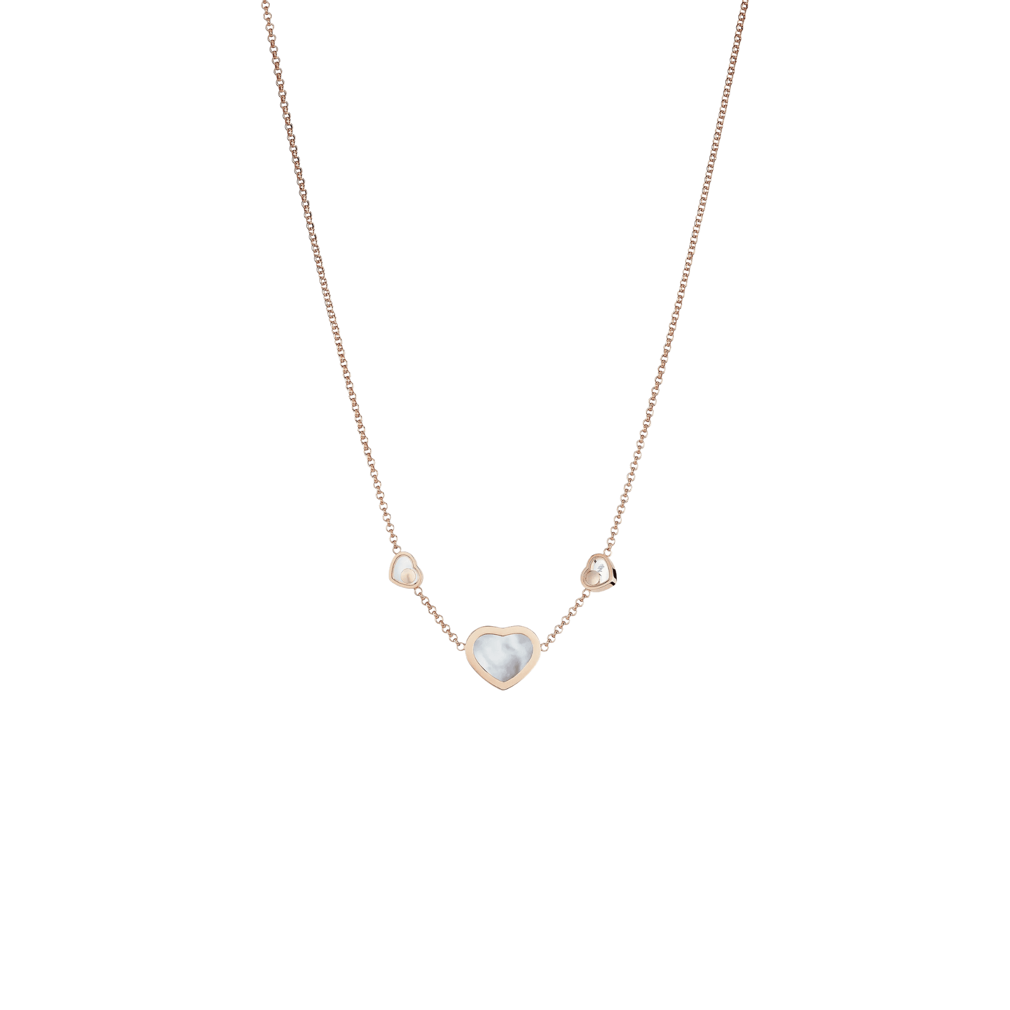 Chopard Happy Diamonds Happy Hearts collier roodgoud met diamant - 81A082-5301 - #3