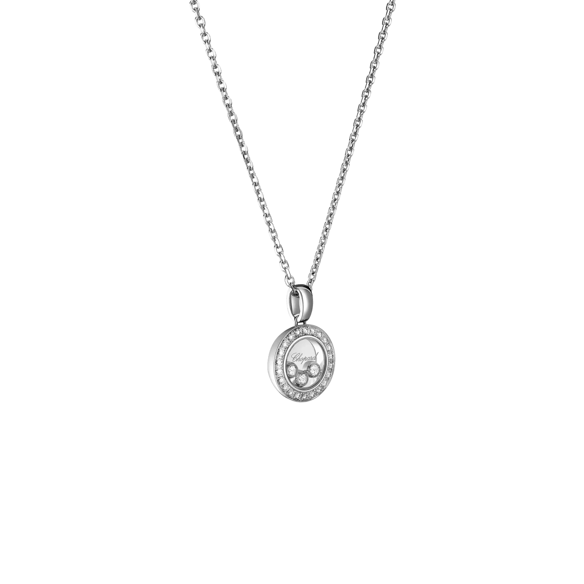 Chopard Happy Diamonds Icons Round collier witgoud met diamant - 79A018-1201 - #2