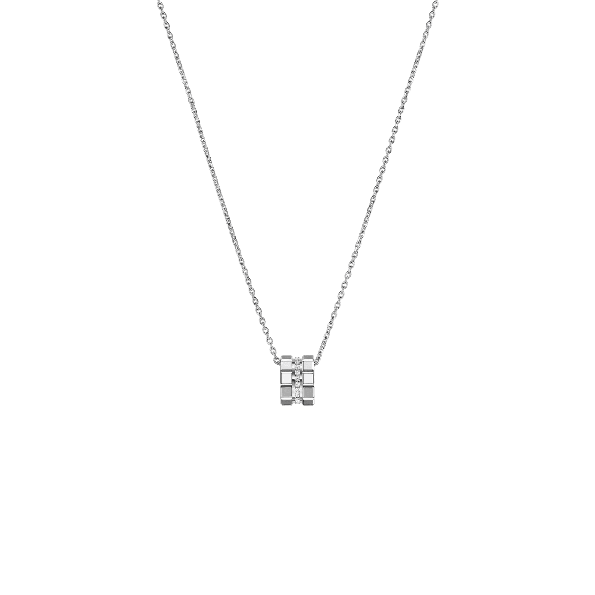 Chopard Ice Cube Mini collier witgoud met diamant - 797005-1003 - #1