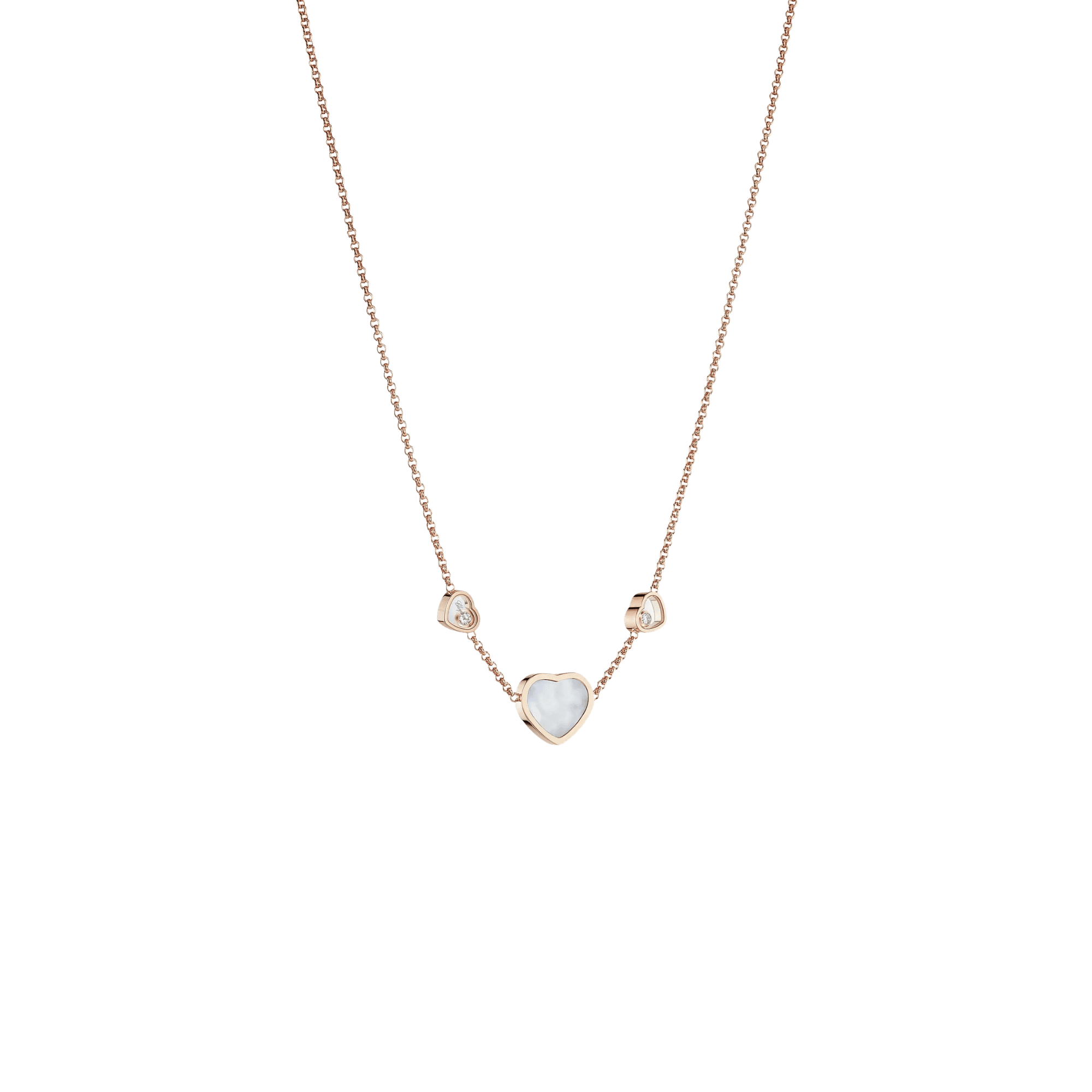 Chopard Happy Diamonds Happy Hearts collier roodgoud met diamant - 81A082-5301 - #2