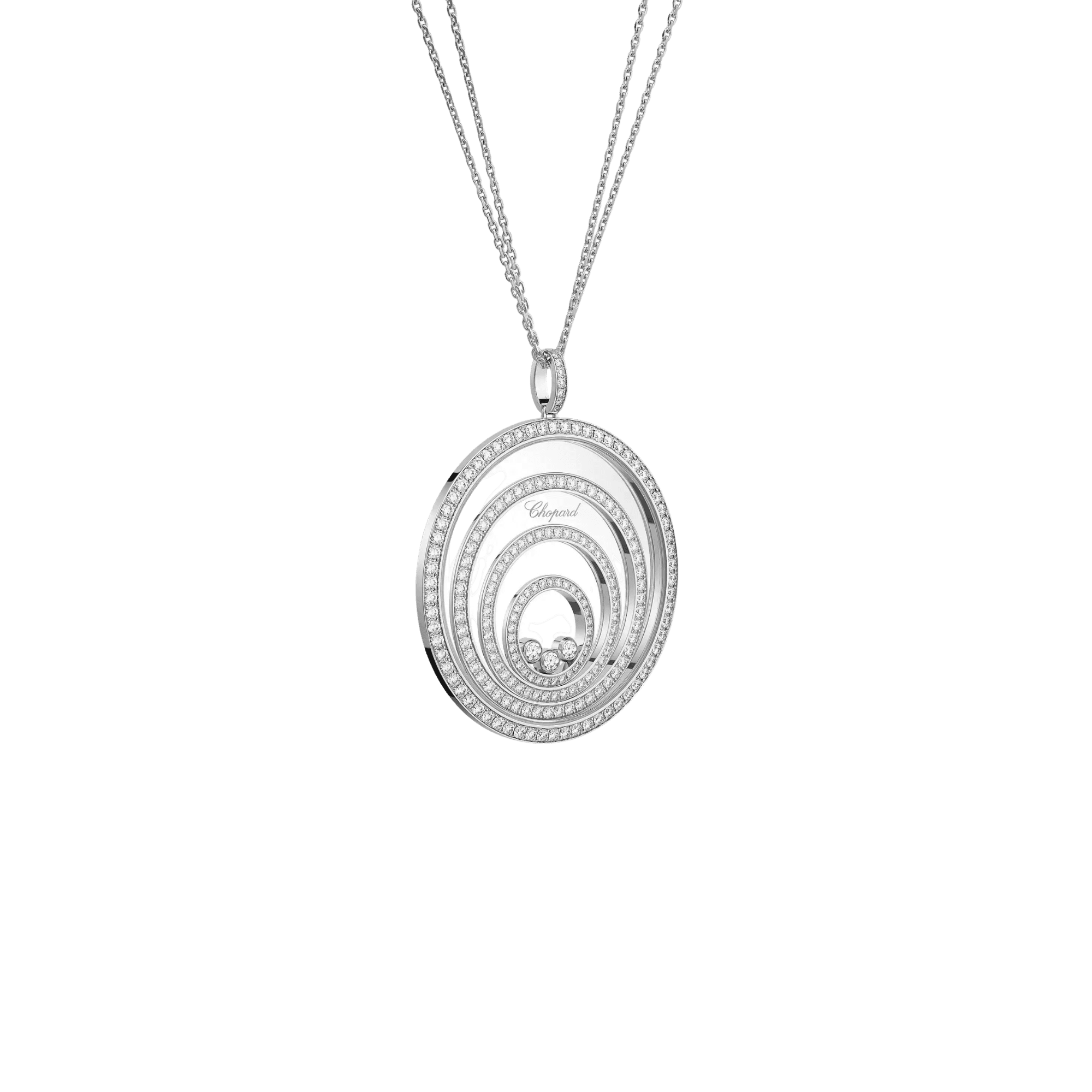 Chopard Happy Diamonds Happy Spirit collier witgoud met diamant - 798233-1001 - #2