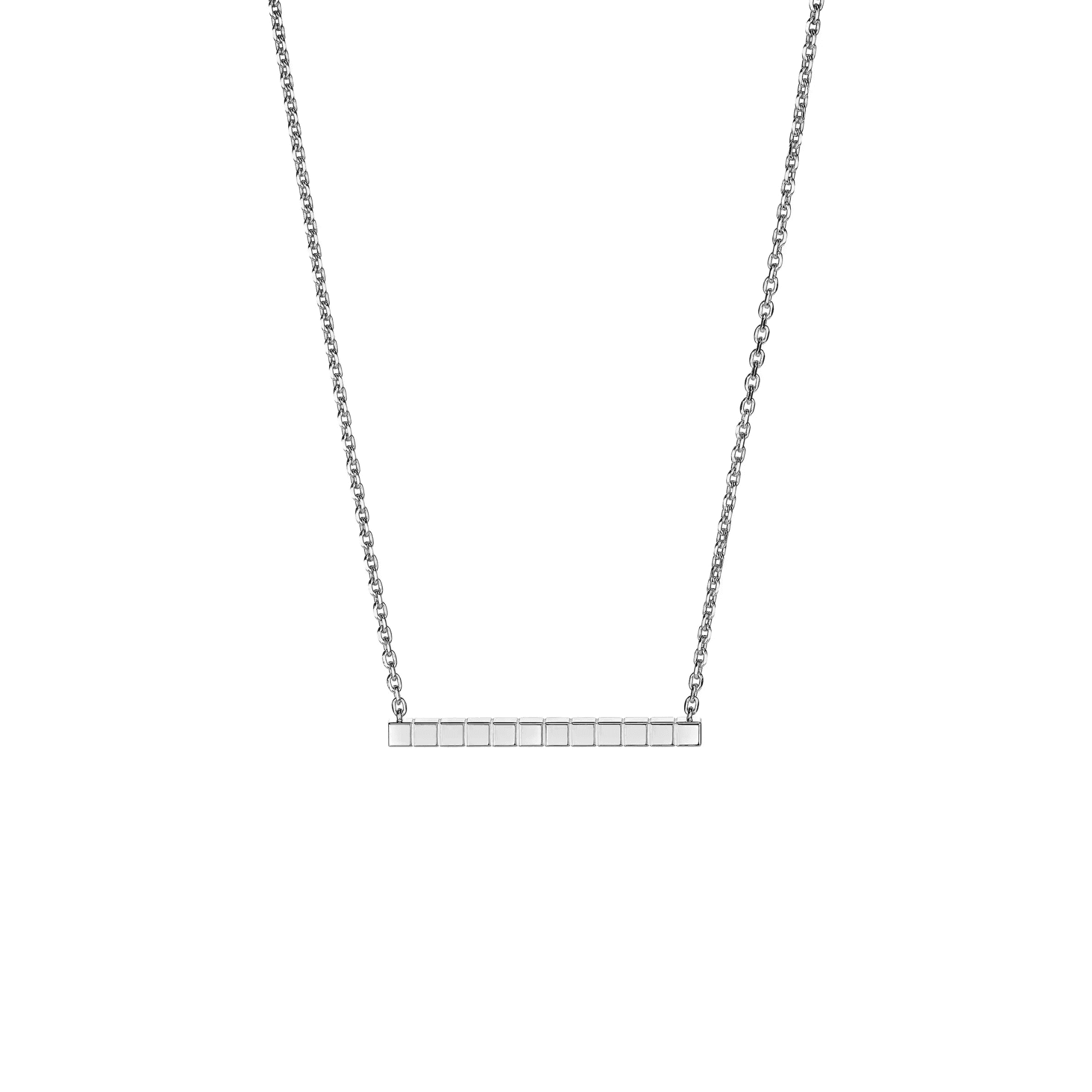 Chopard Ice Cube collier witgoud met diamant - 817702-1002 - #3