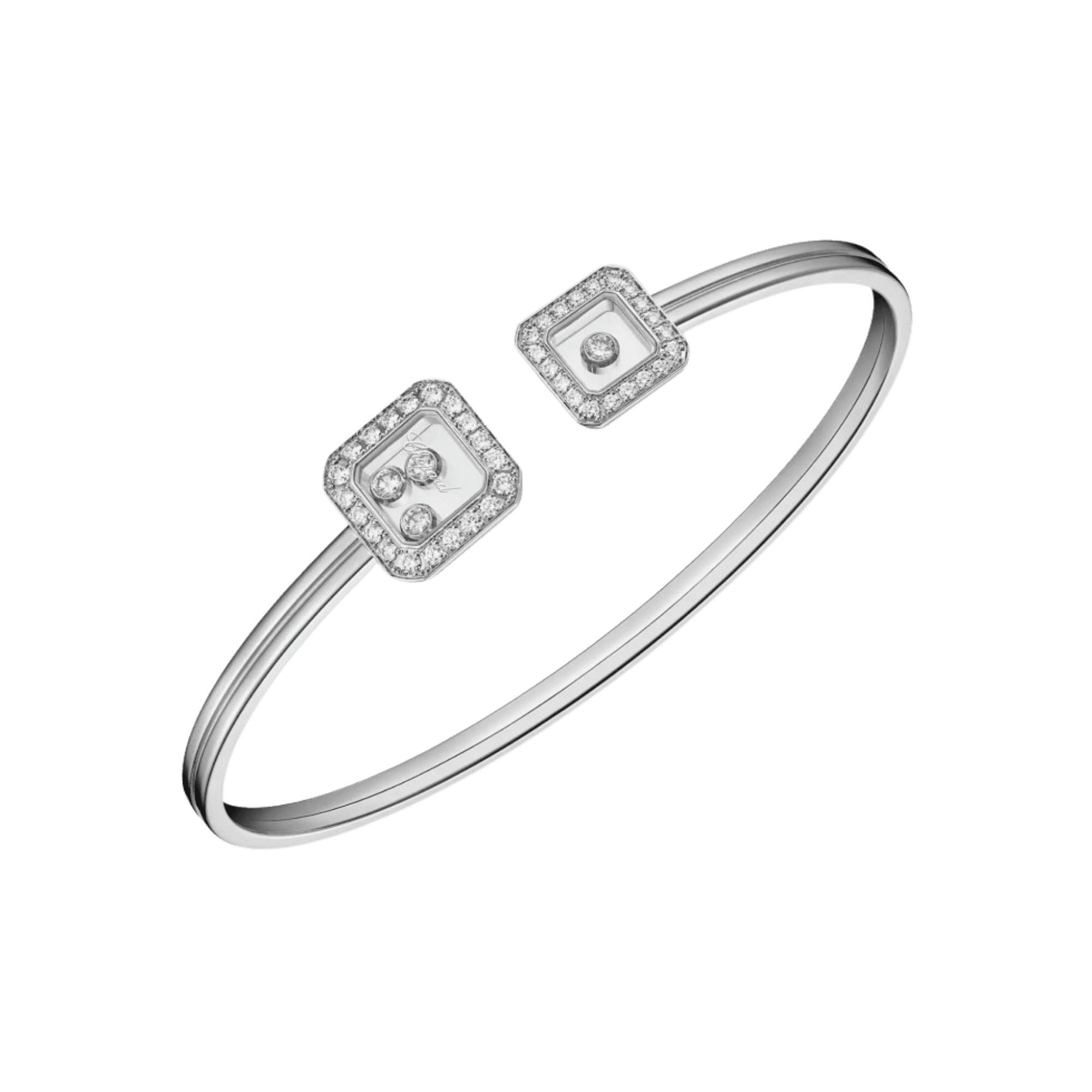 Chopard Happy Diamonds Icons Square armband witgoud met diamant - 85A114-1202 - #2