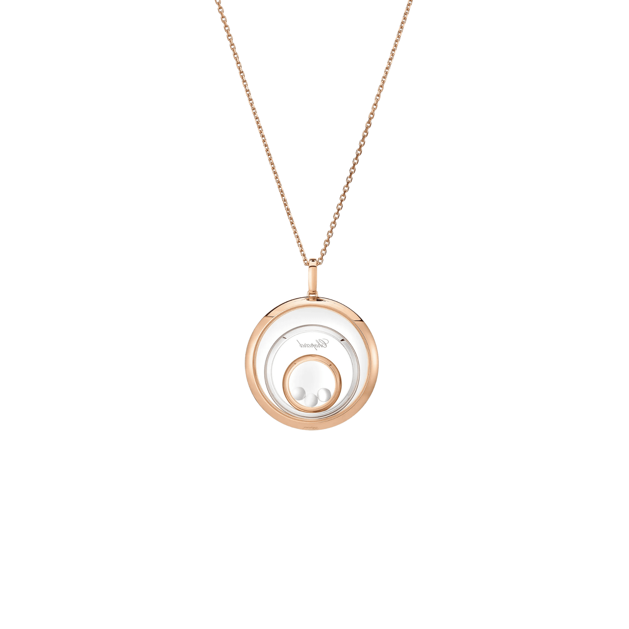 Chopard Happy Diamonds Happy Spirit collier roodgoud met diamant - 798232-9001 - #3