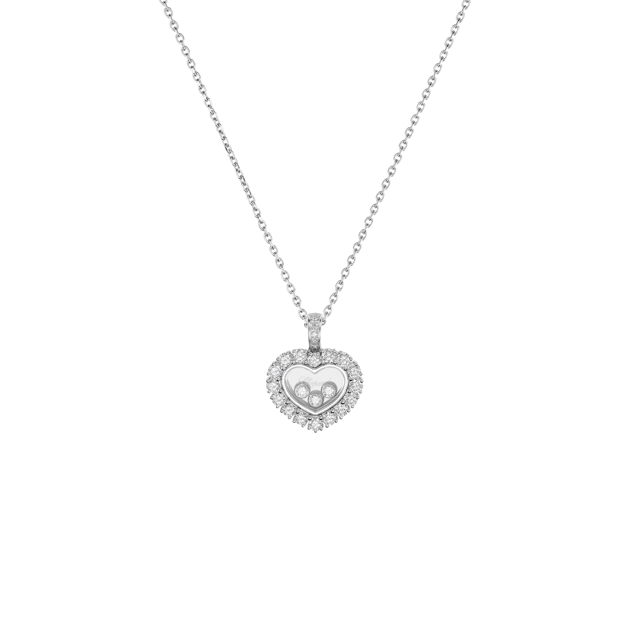 Chopard Happy Diamonds collier witgoud met diamant - 79A615-1001 - #1