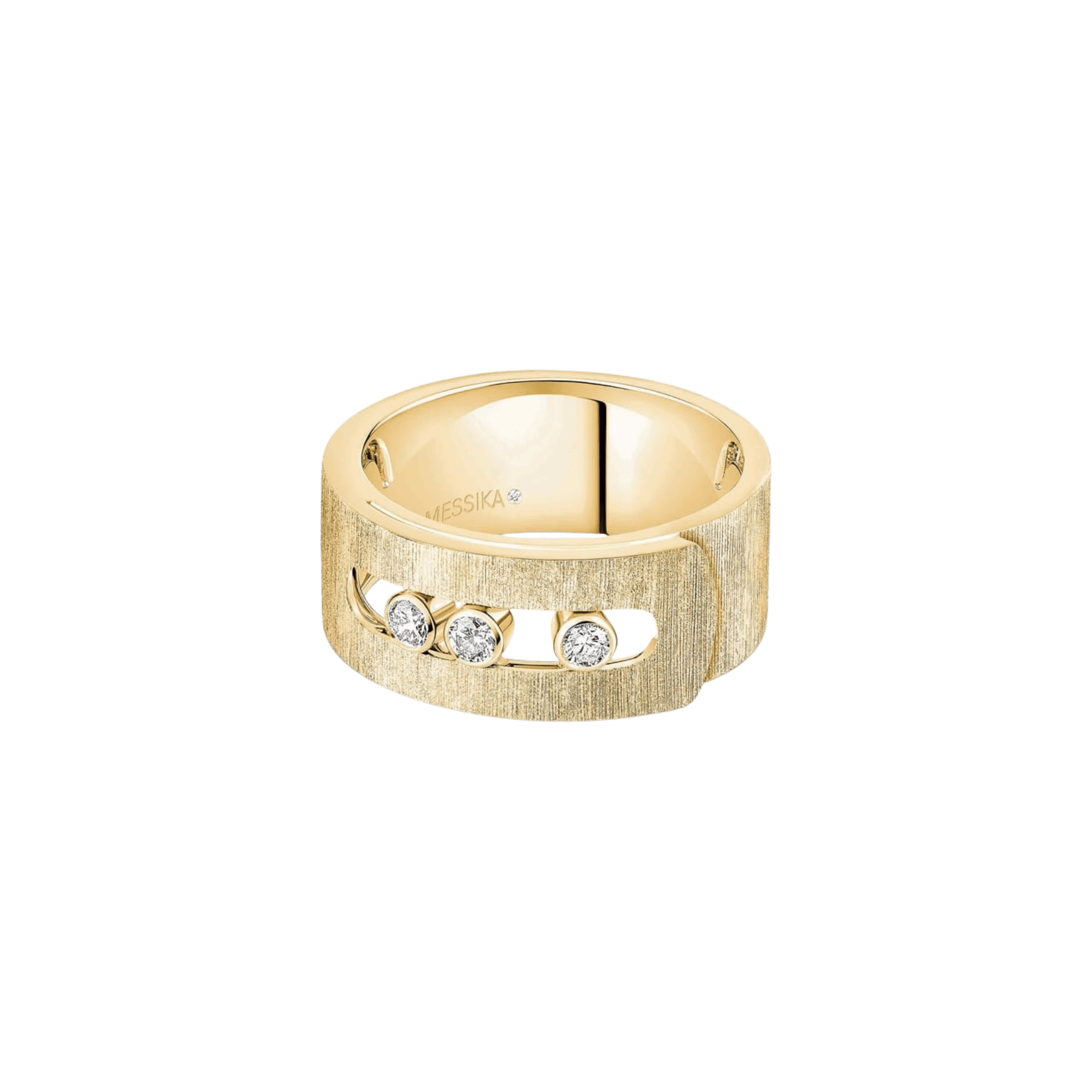 Messika Move Noa Ciselé ring geelgoud met diamant - 14499-YG - #2