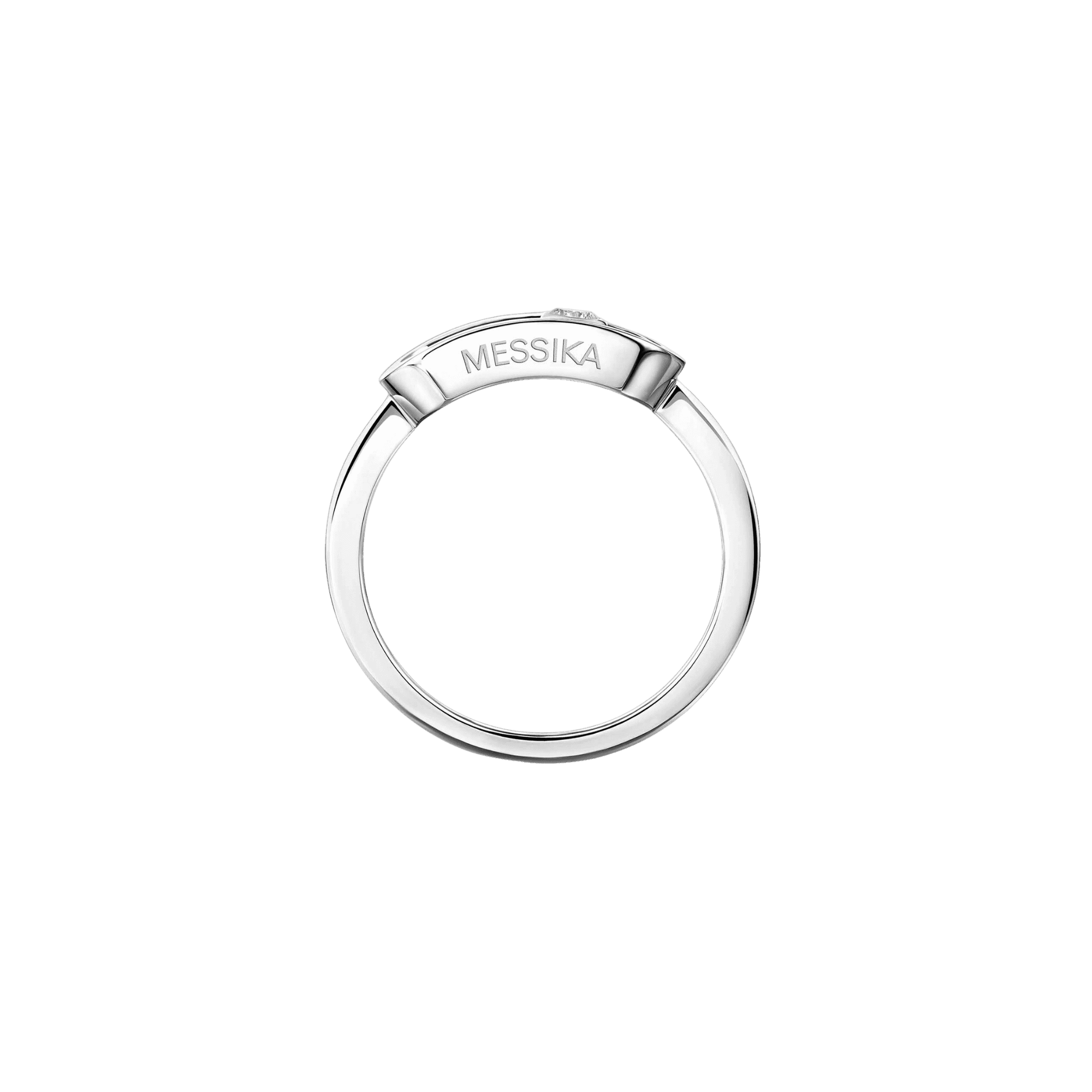 Messika Move Uno ring witgoud met diamant - 12390-WG - #3